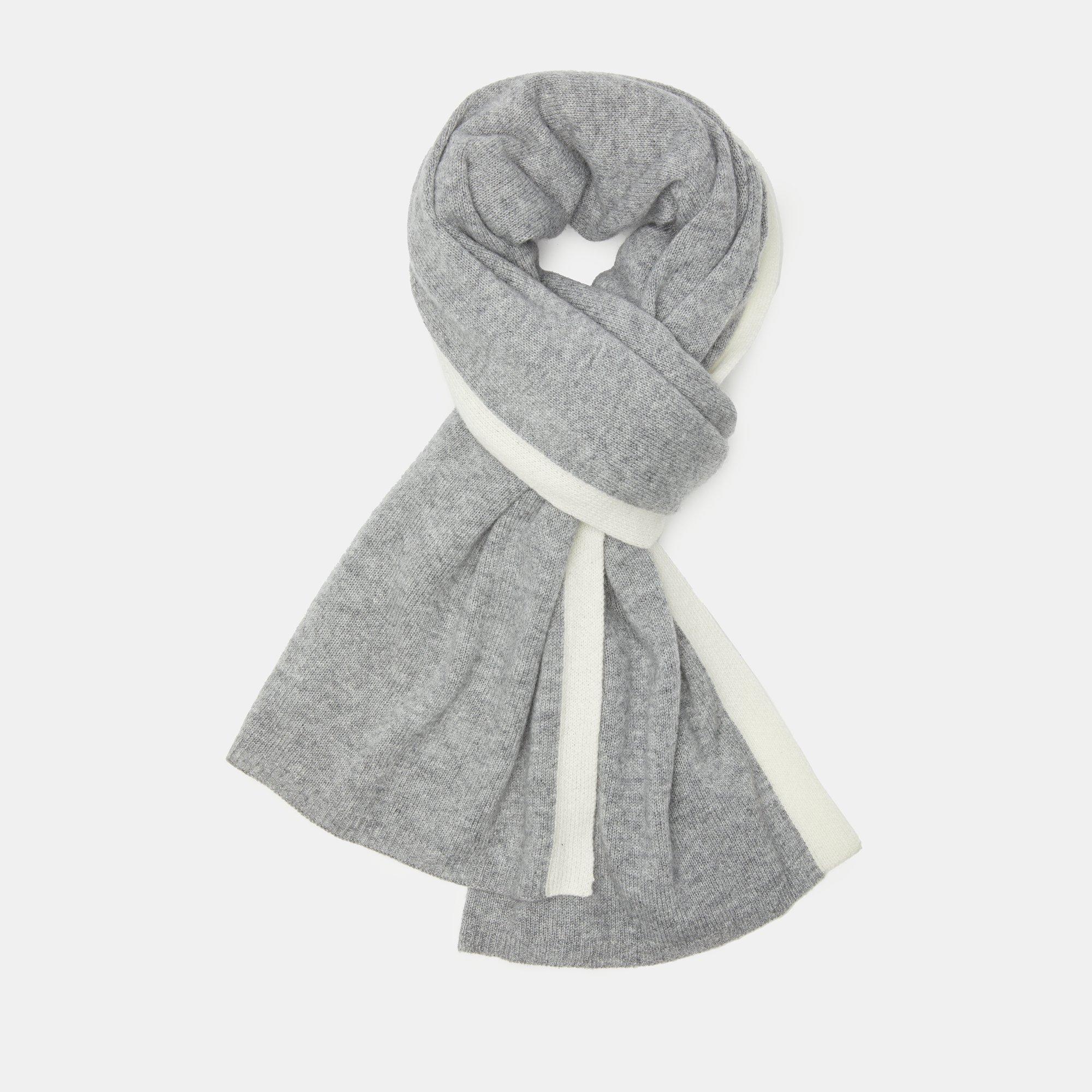 Cashmere Striped Blanket Scarf