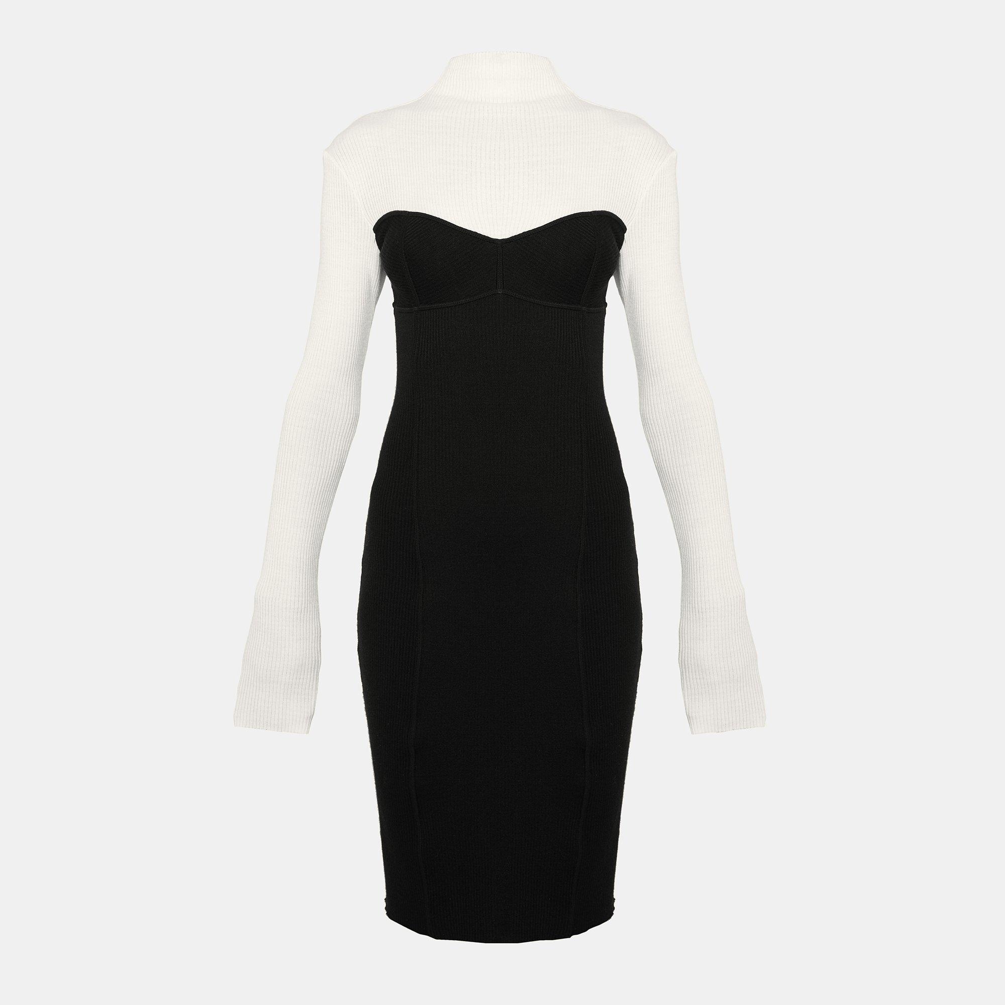 Ribbed Bustier Seam Dress