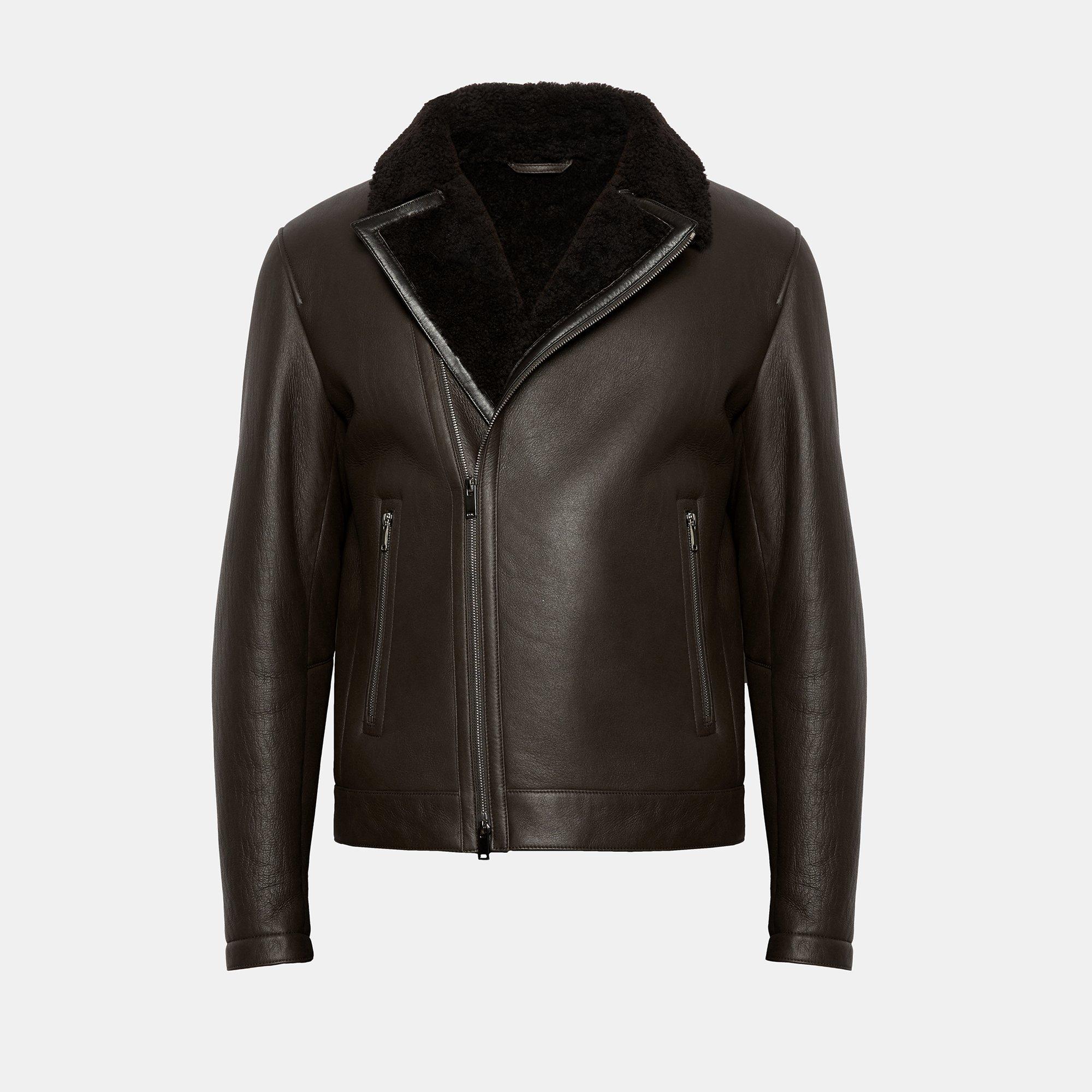 Shearling Biker Jacket