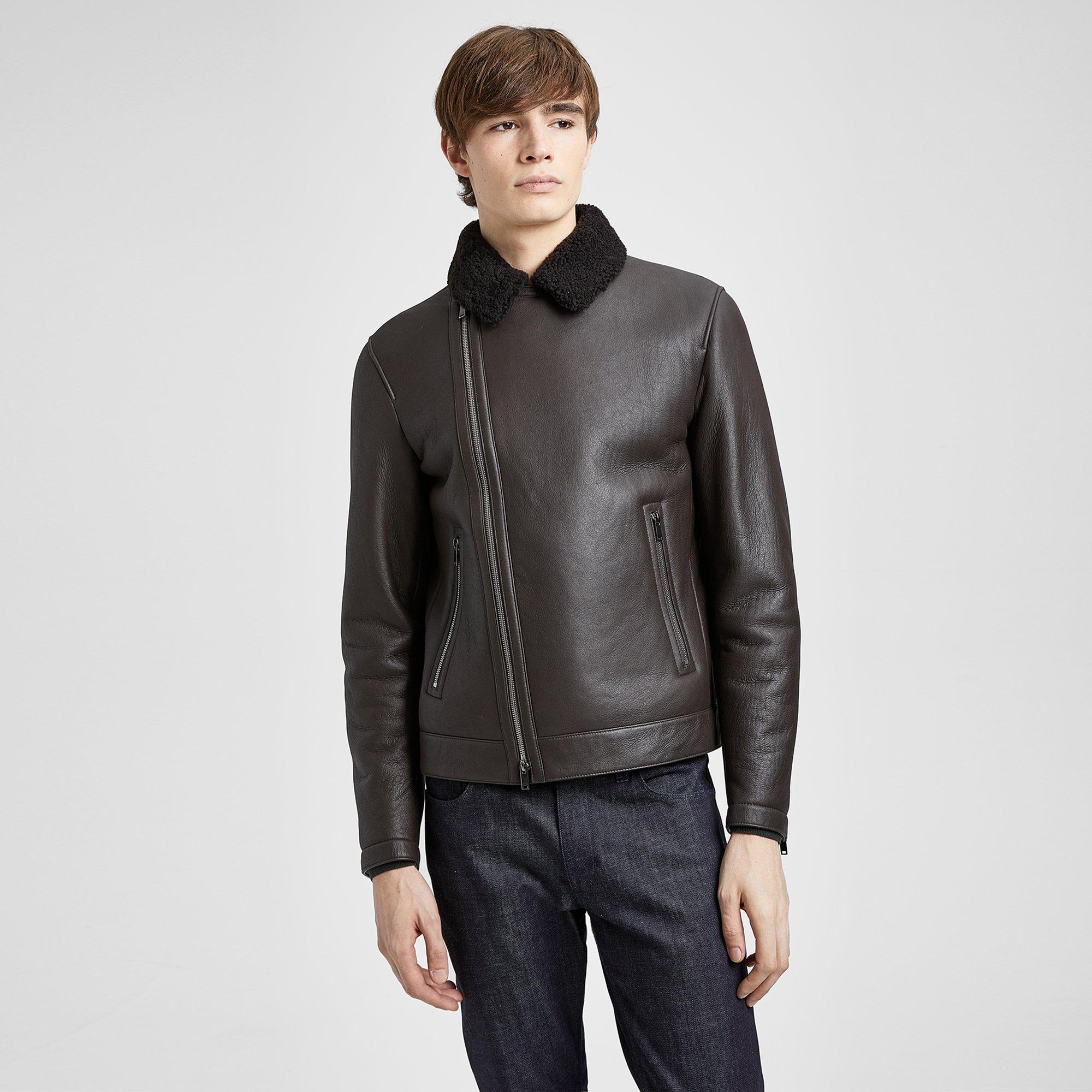 Shearling Biker Jacket