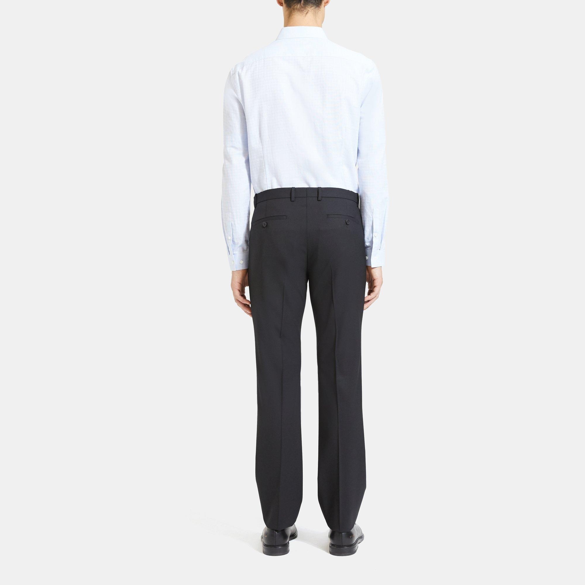 Theory Official Site | Straight-Fit Suit Pant in Stretch Wool