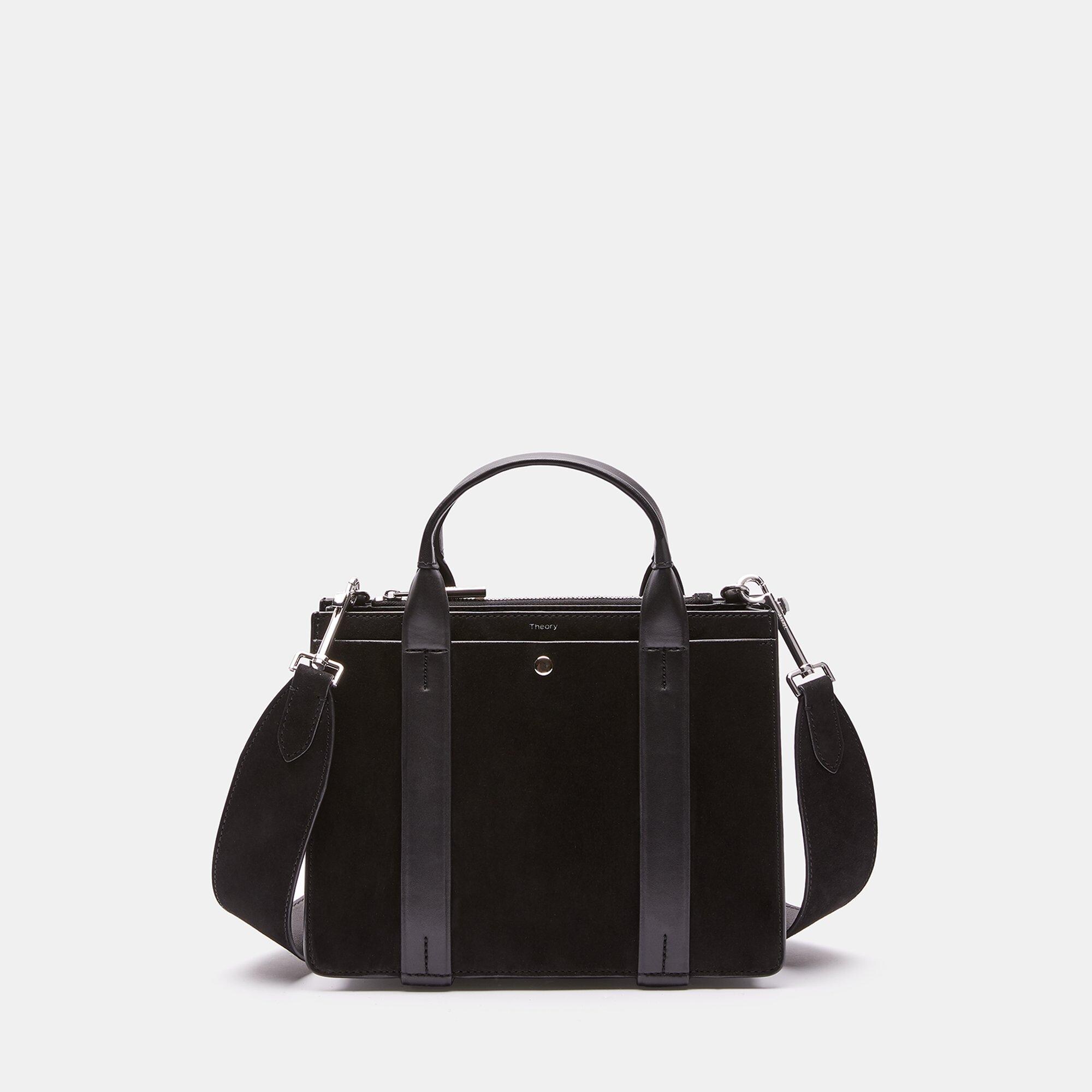 Mini West Bag in Contrast Suede