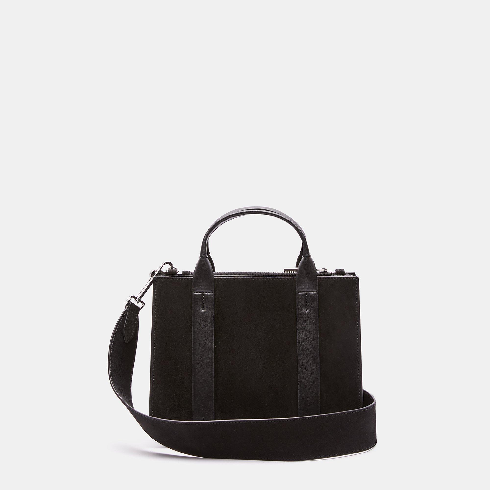 Mini West Bag in Contrast Suede