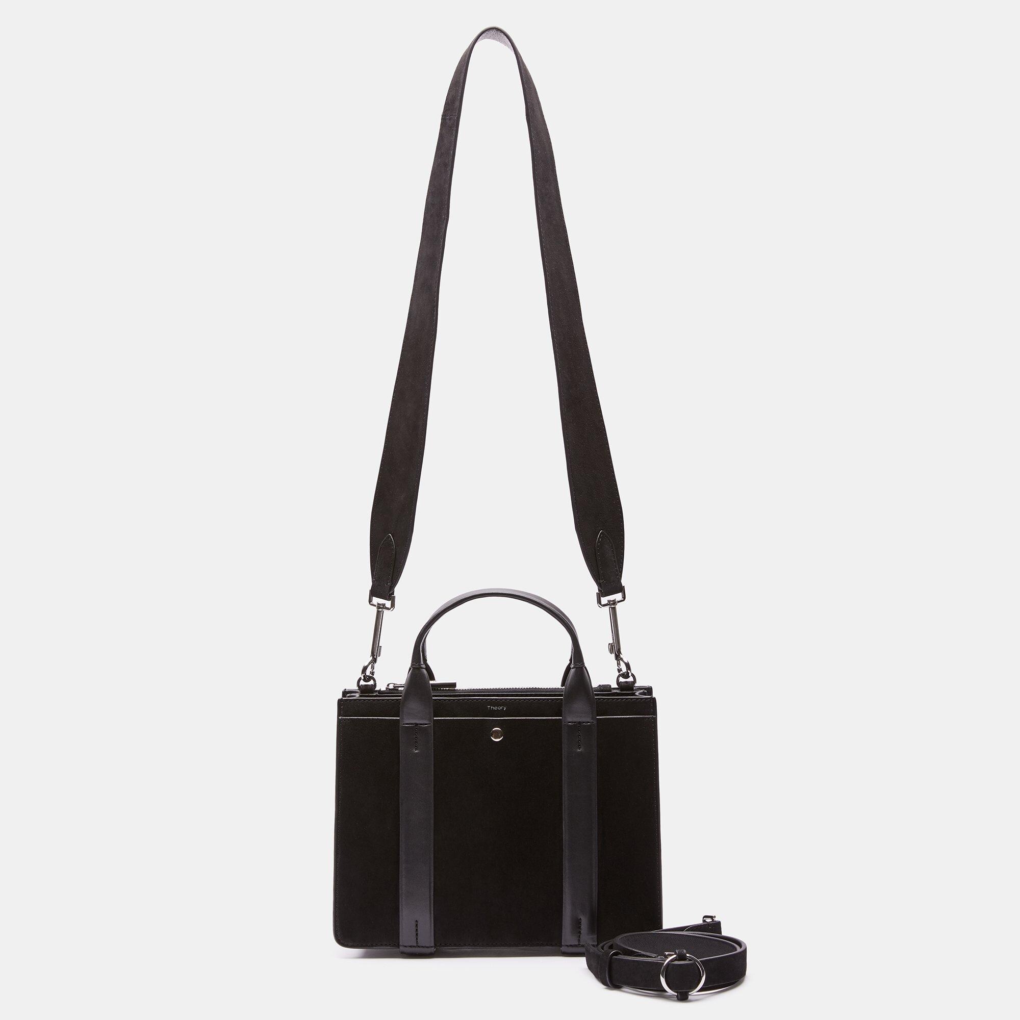 Mini West Bag in Contrast Suede