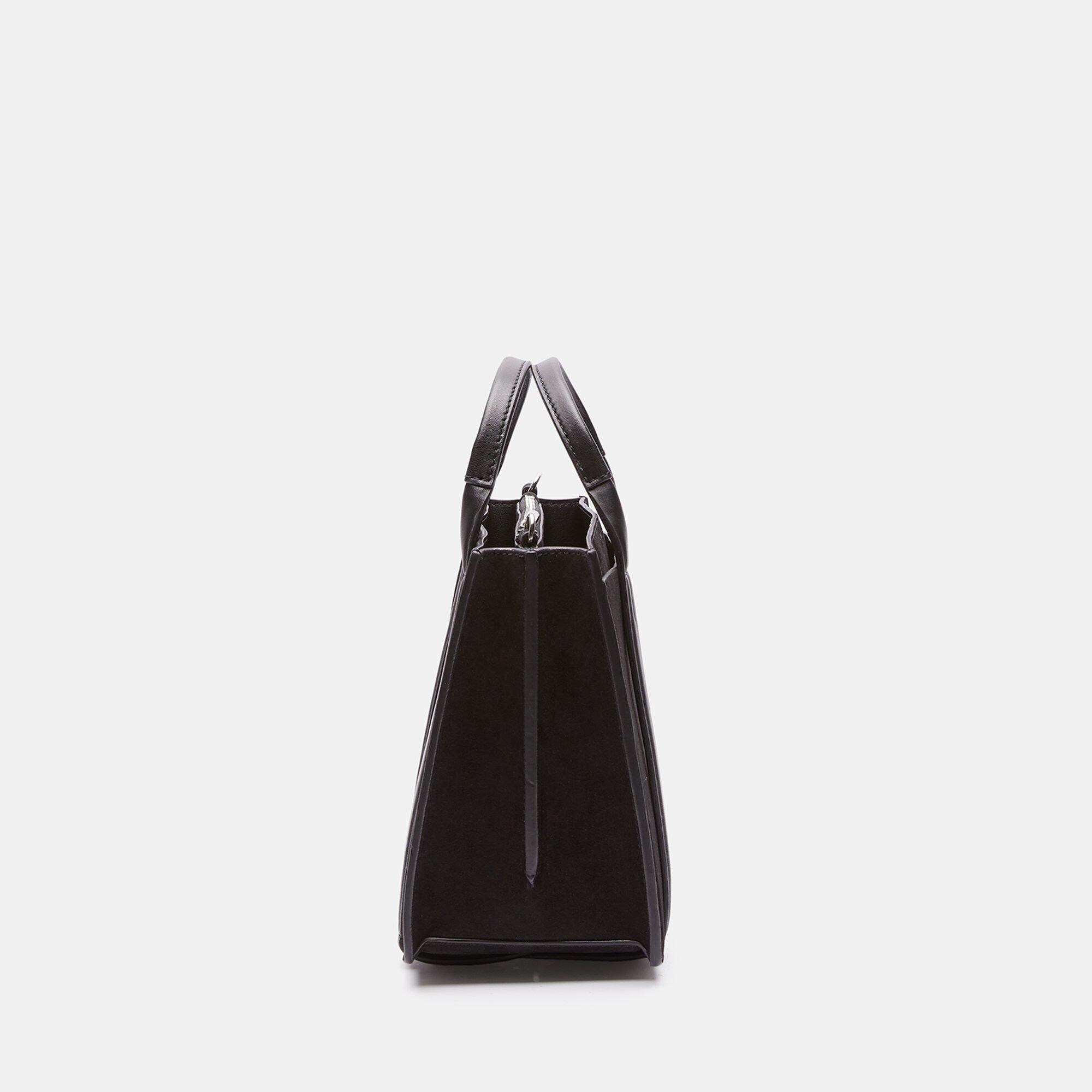 Mini West Bag in Contrast Suede