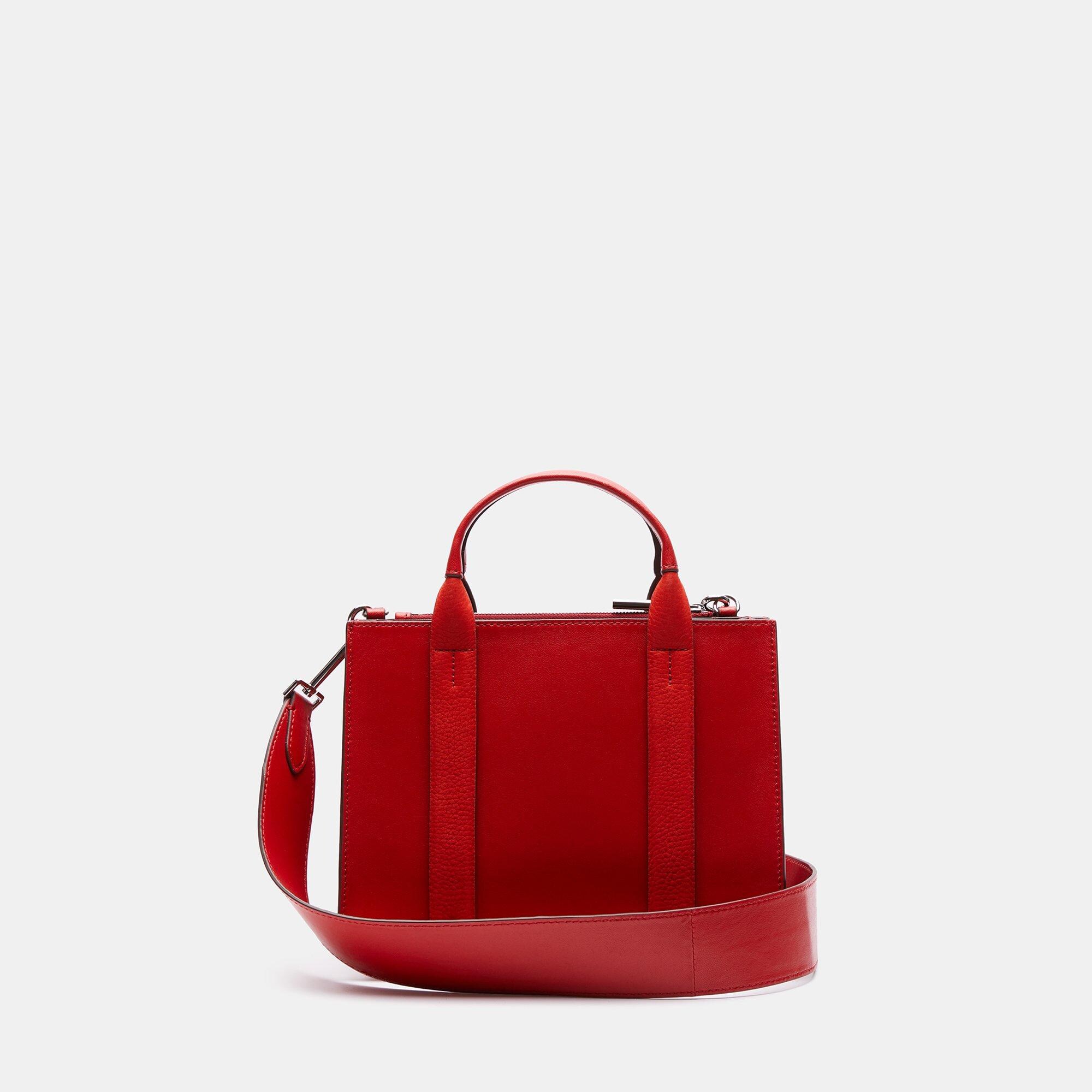 Mini West Bag in Contrast Nappa Leather