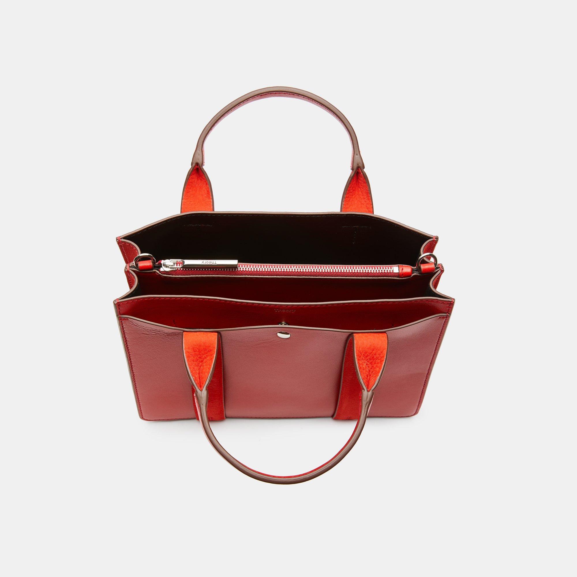 Mini West Bag in Contrast Nappa Leather