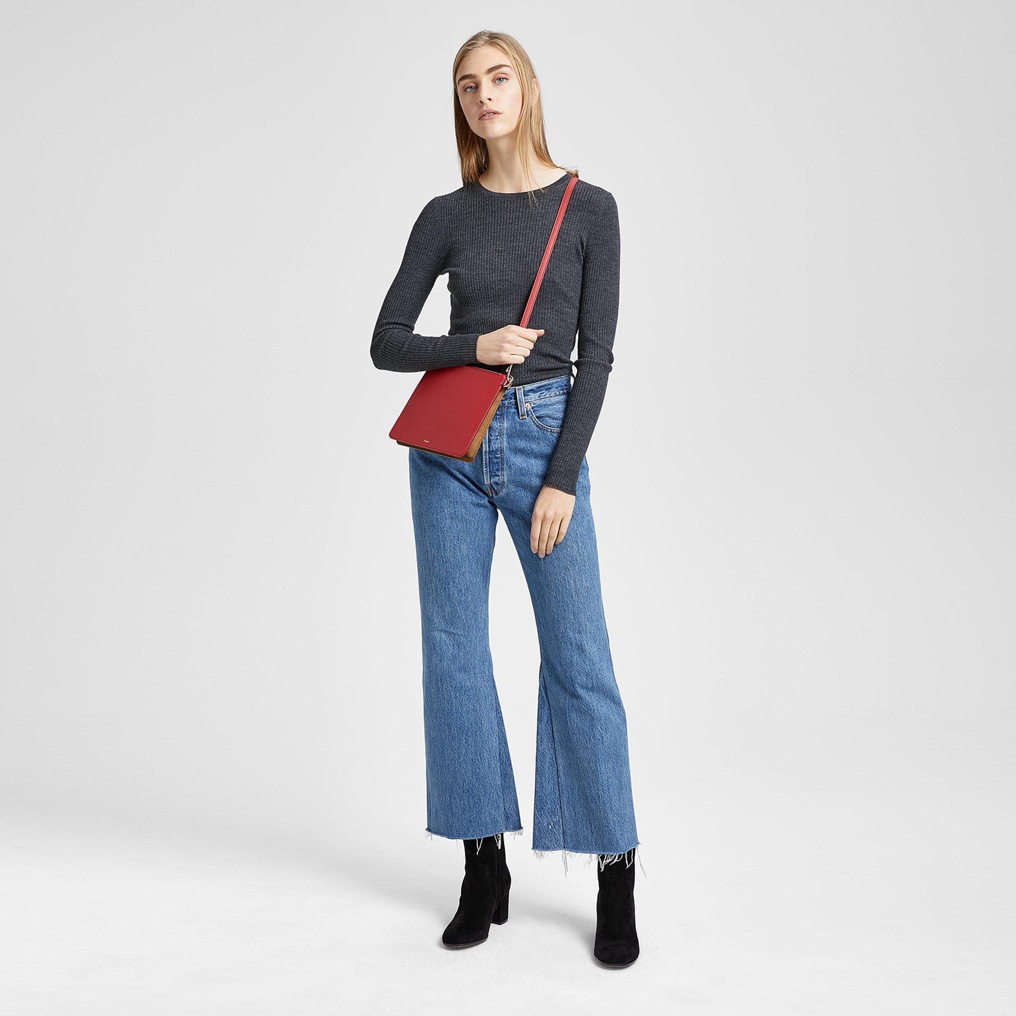 Crossbody Strap In Nappa Leather