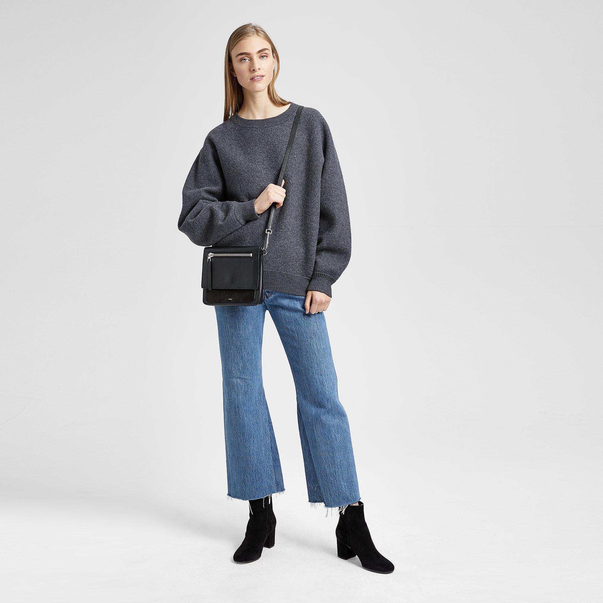 Textured Leather Bleeker Transformer Bag
