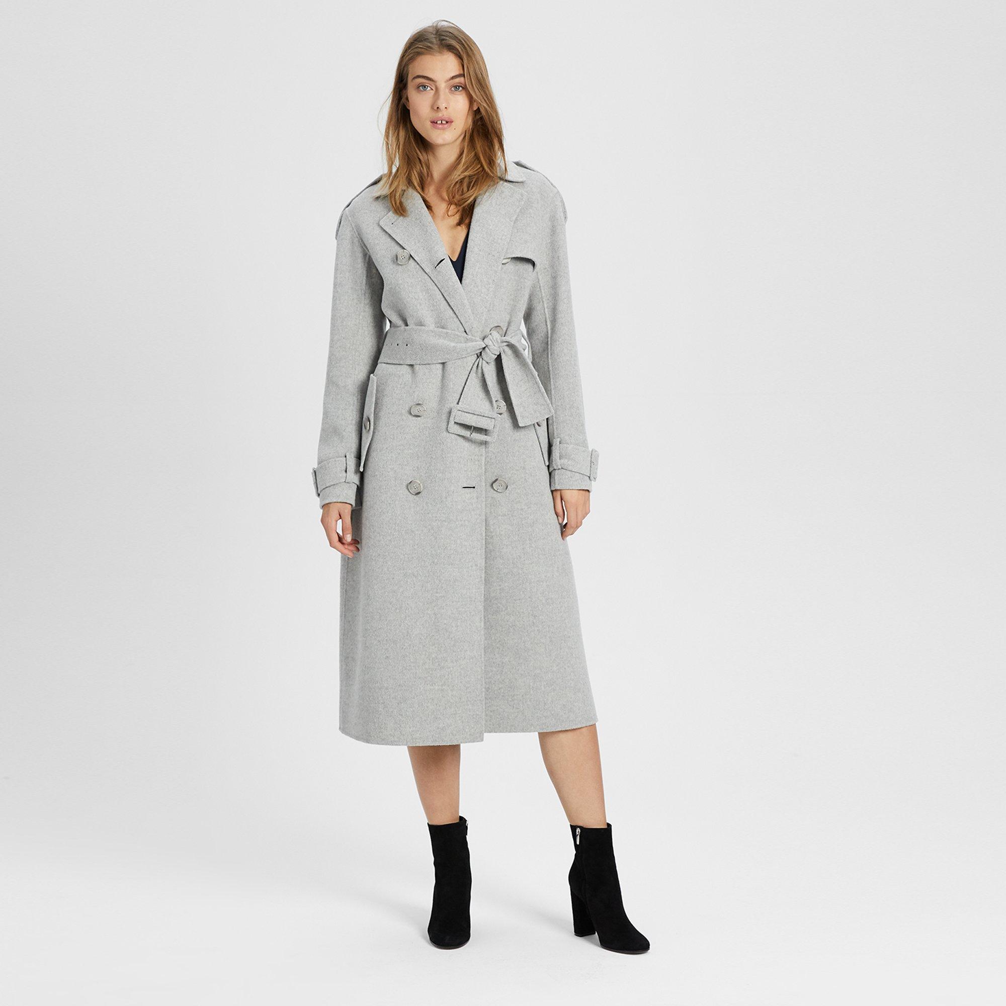 Double-Faced Statement Trench Coat