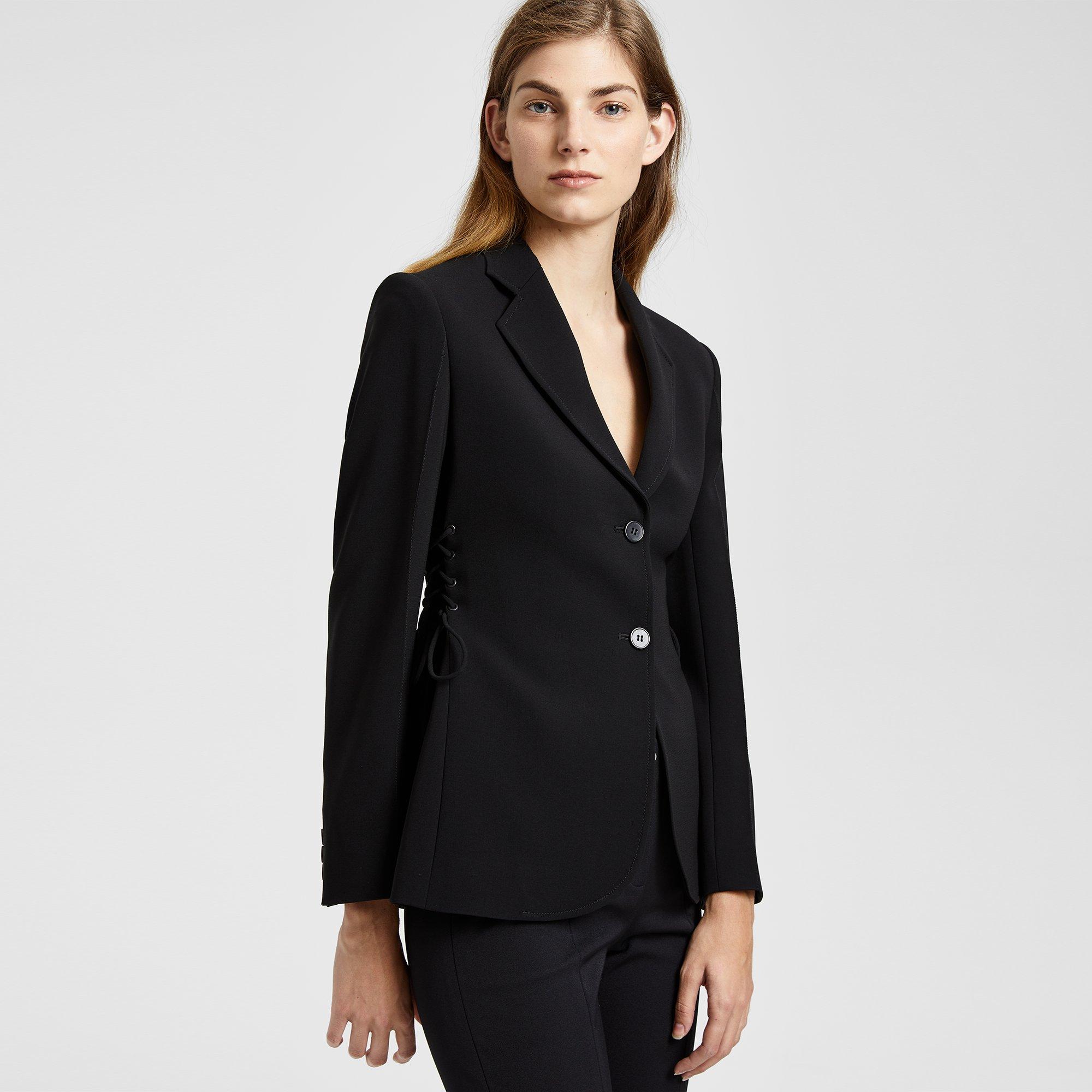 Crepe Laced Jacket