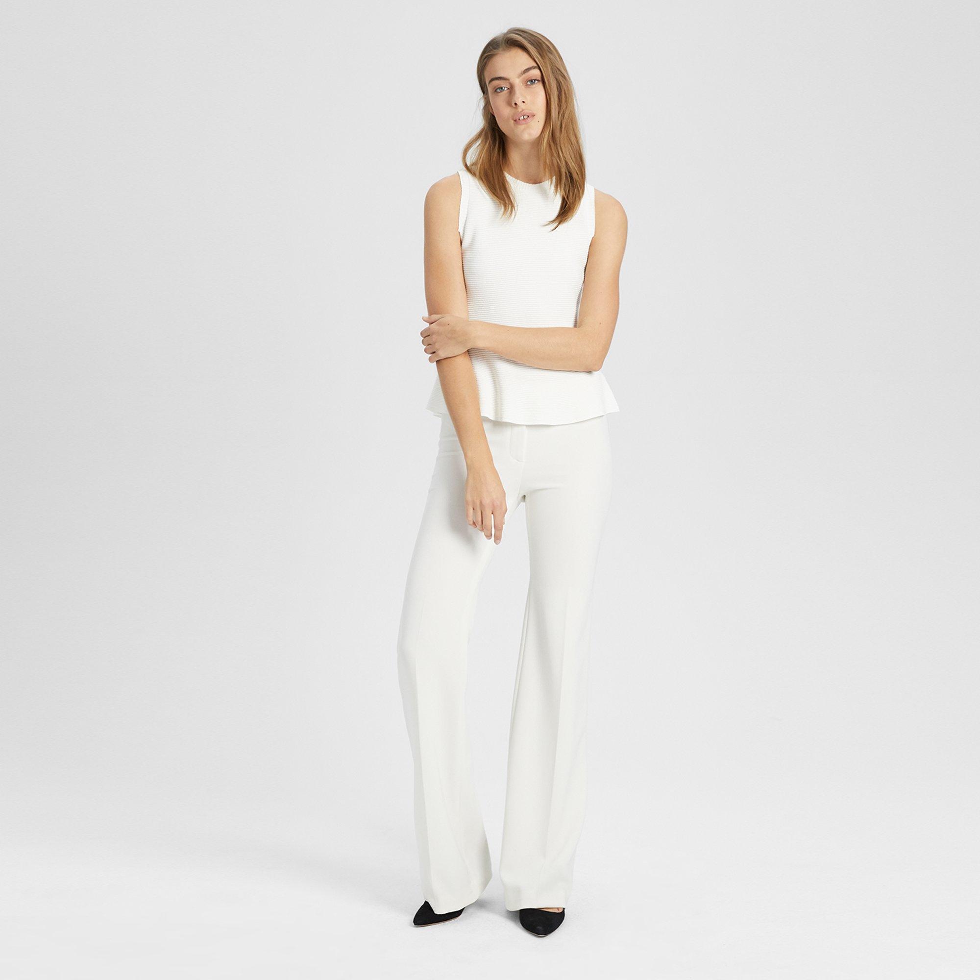 UO Low Rise Crepe Flare Pant