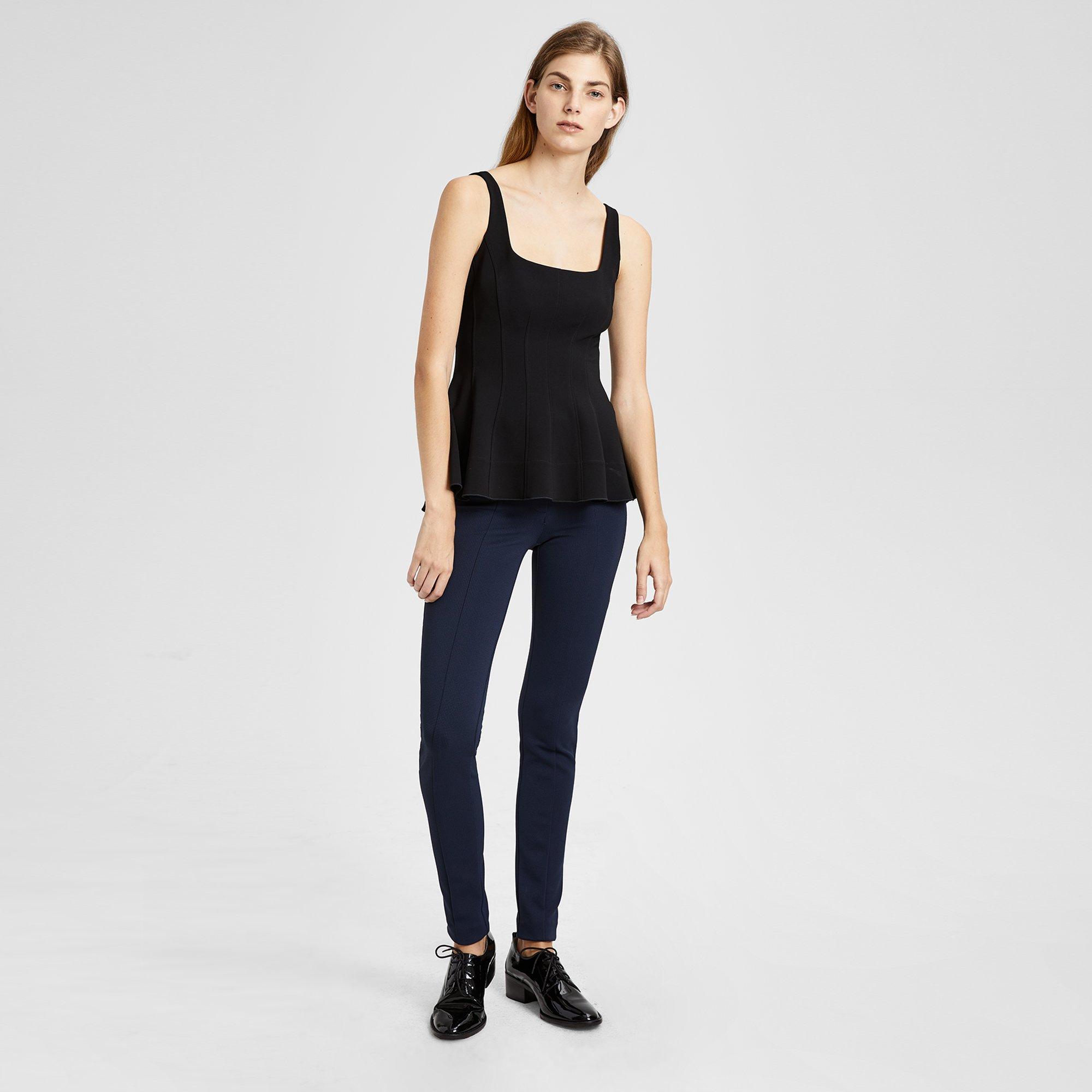 Crepe Flare Top