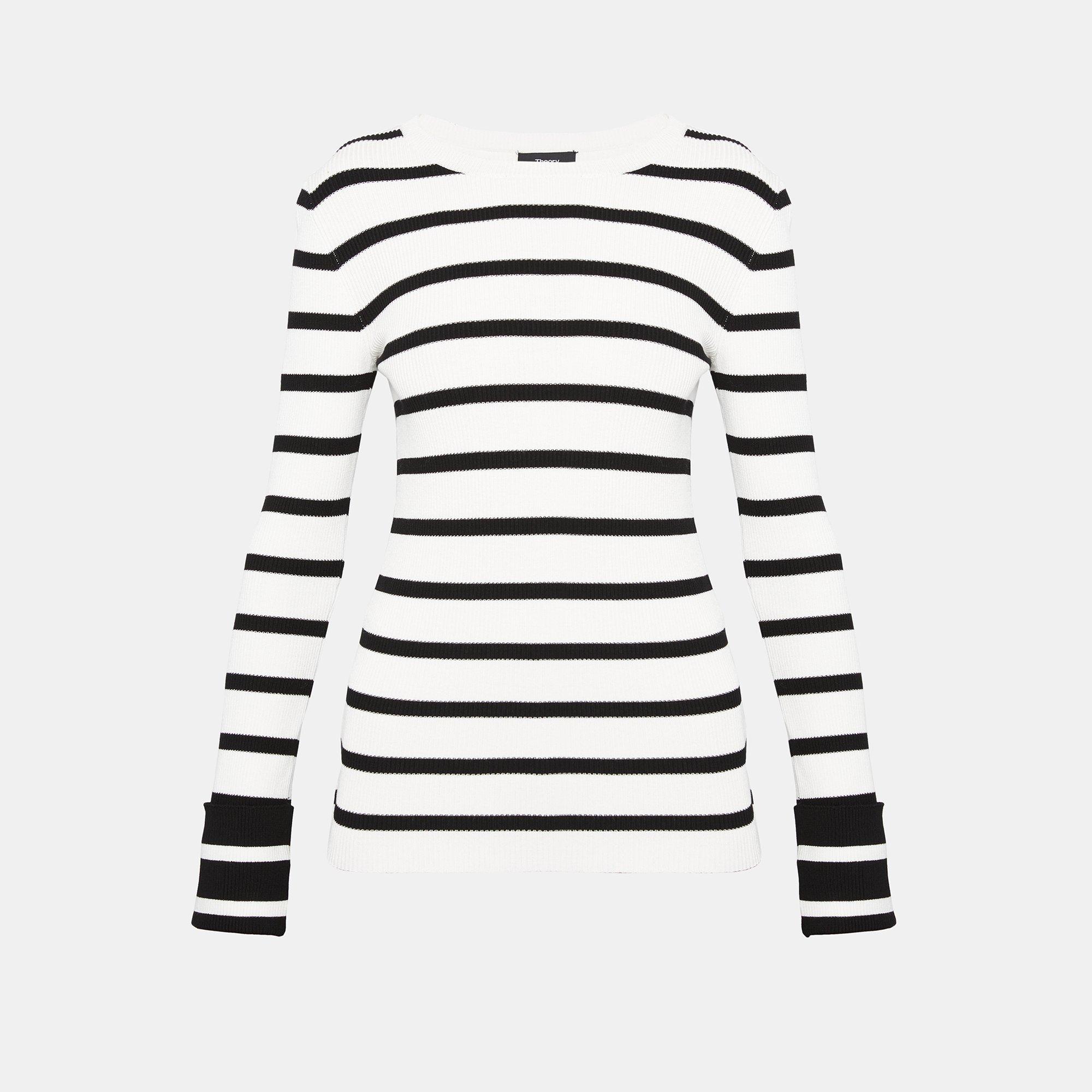 Striped Crewneck Pullover