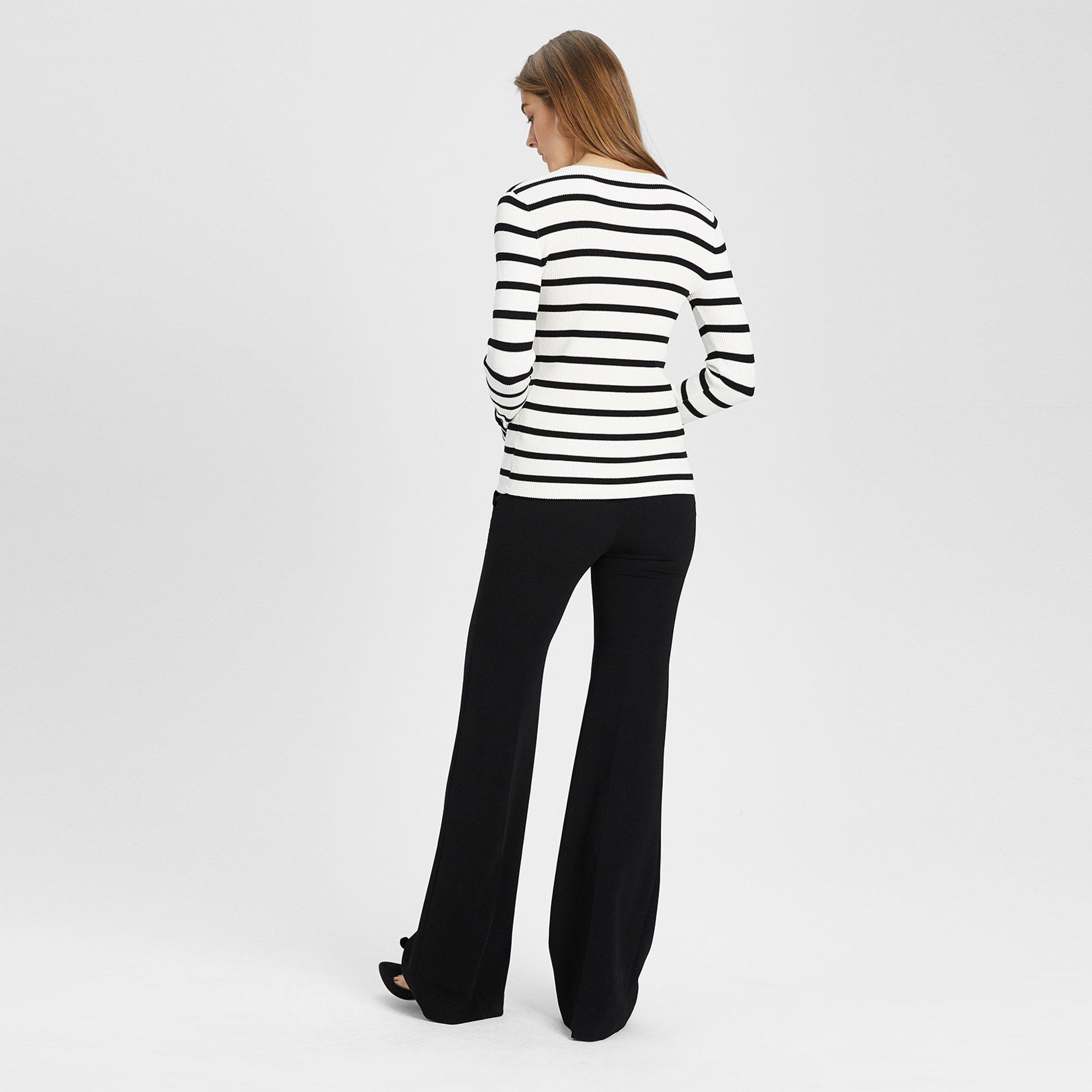 Striped Crewneck Pullover