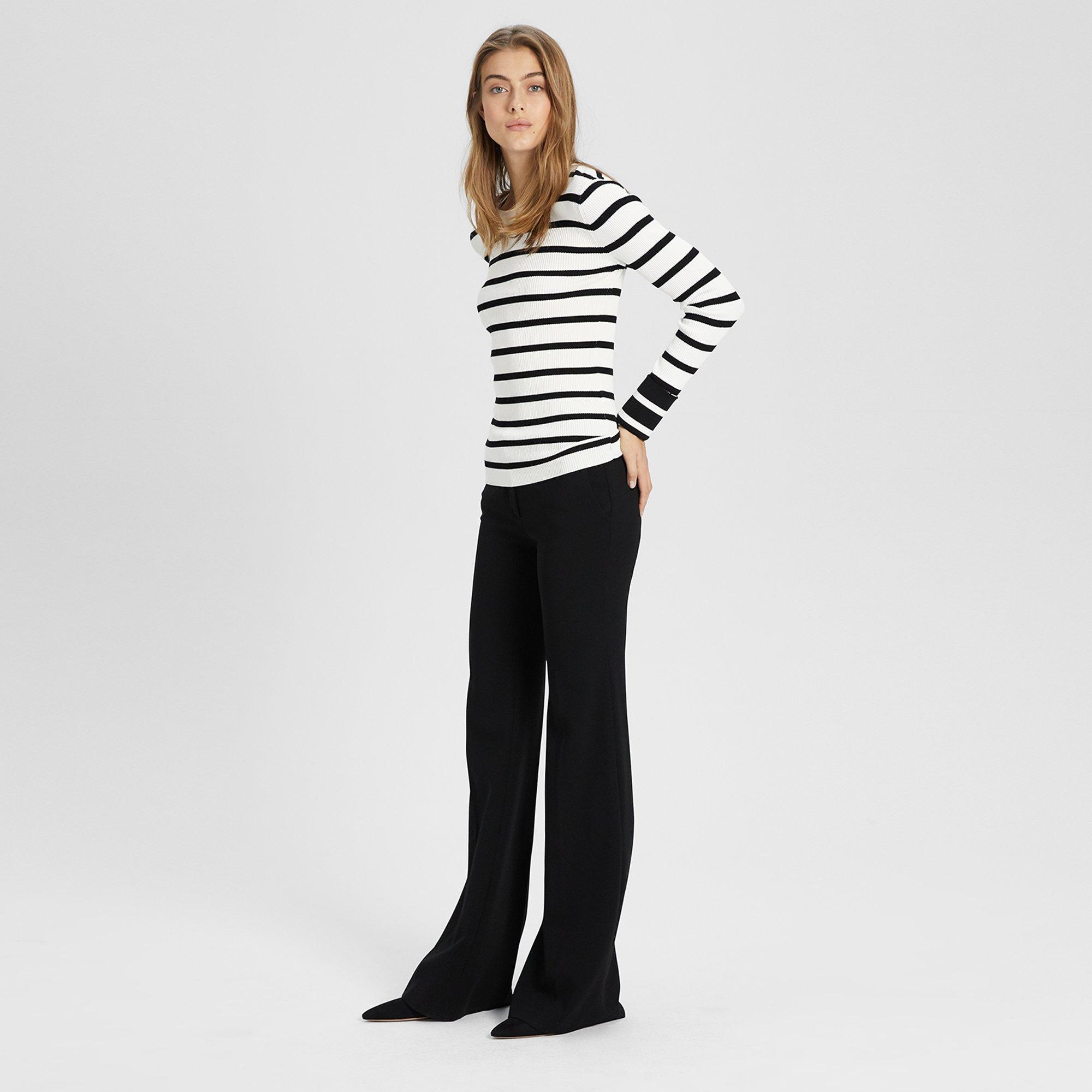 Striped Crewneck Pullover
