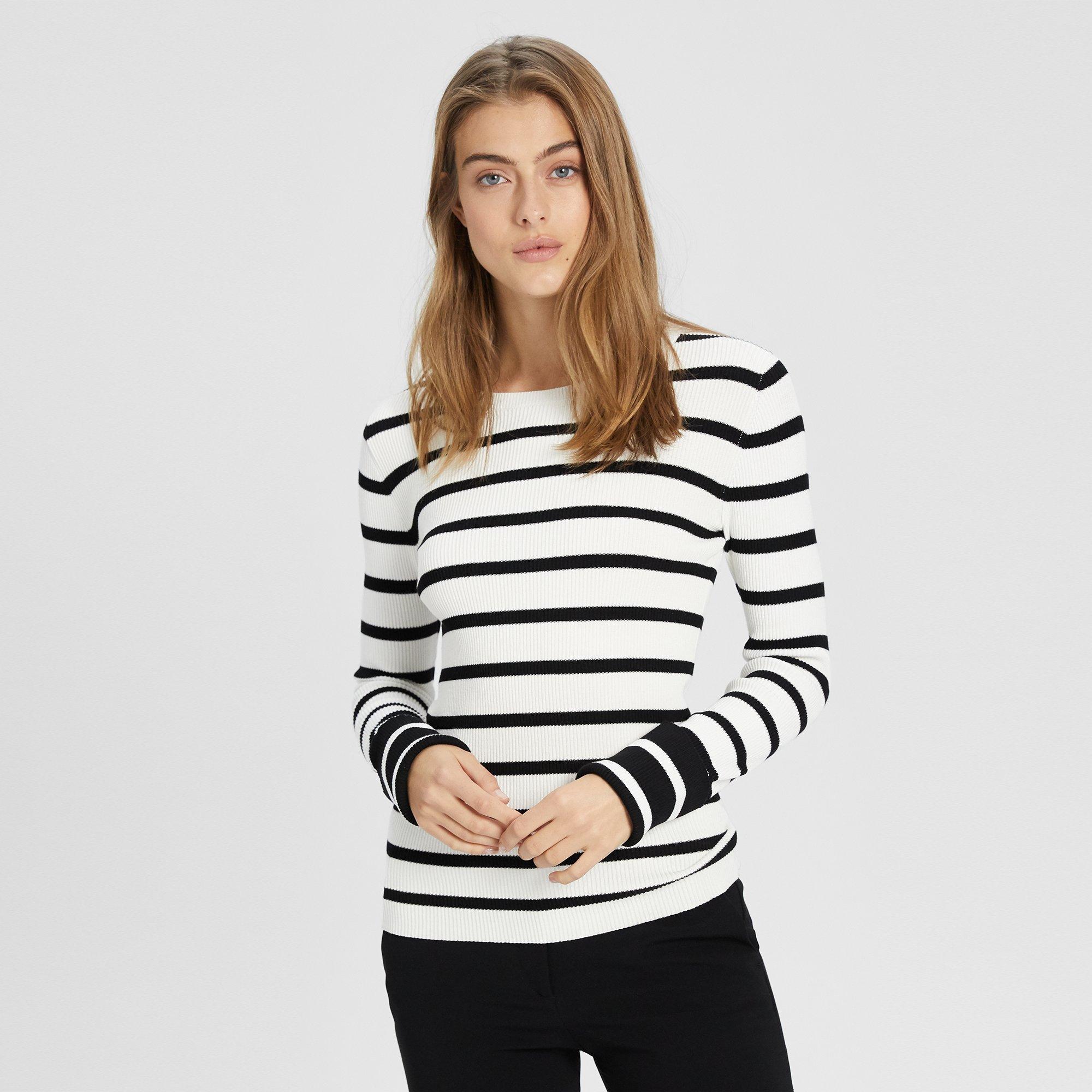Striped Crewneck Pullover