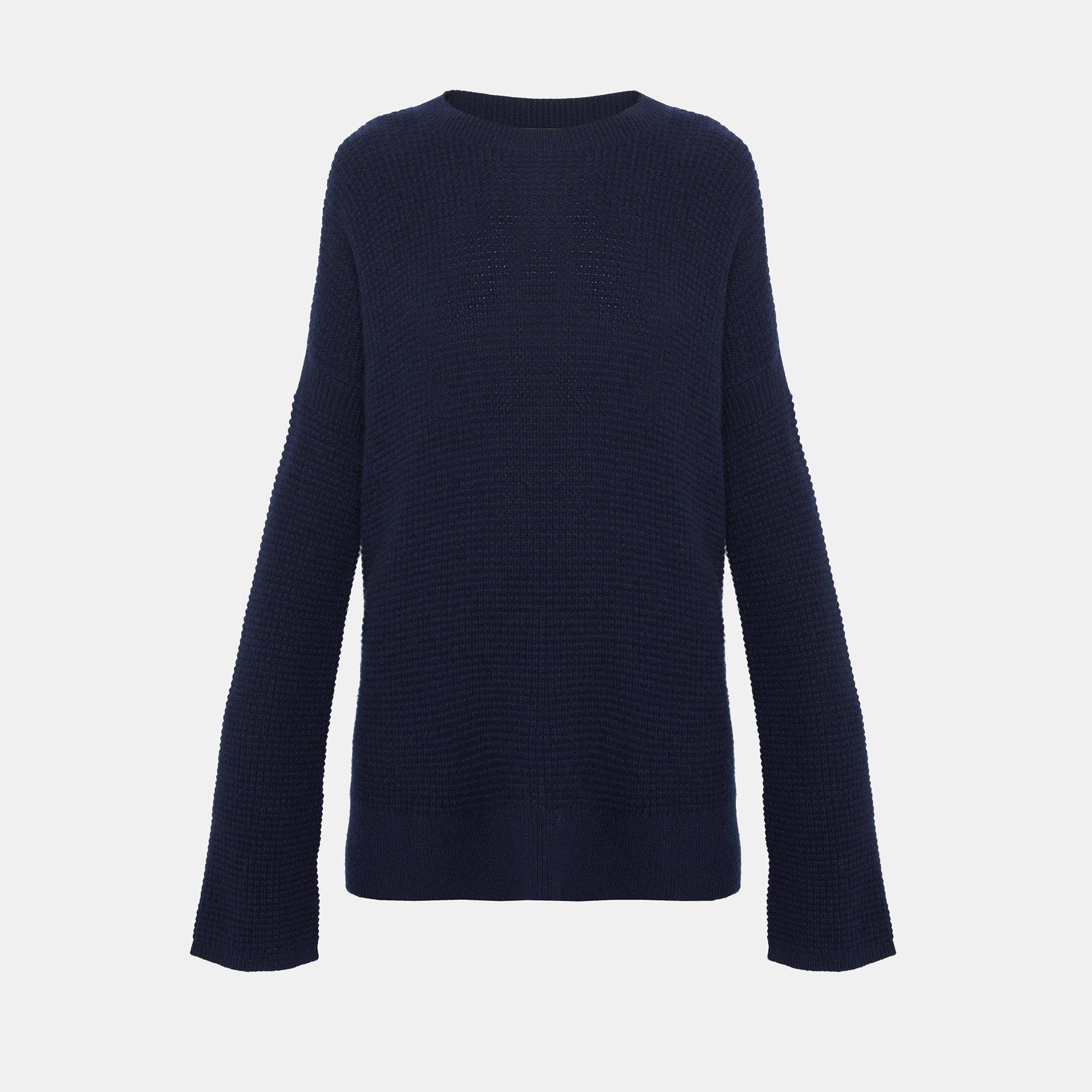 Cashmere Bicep Cinched Pullover