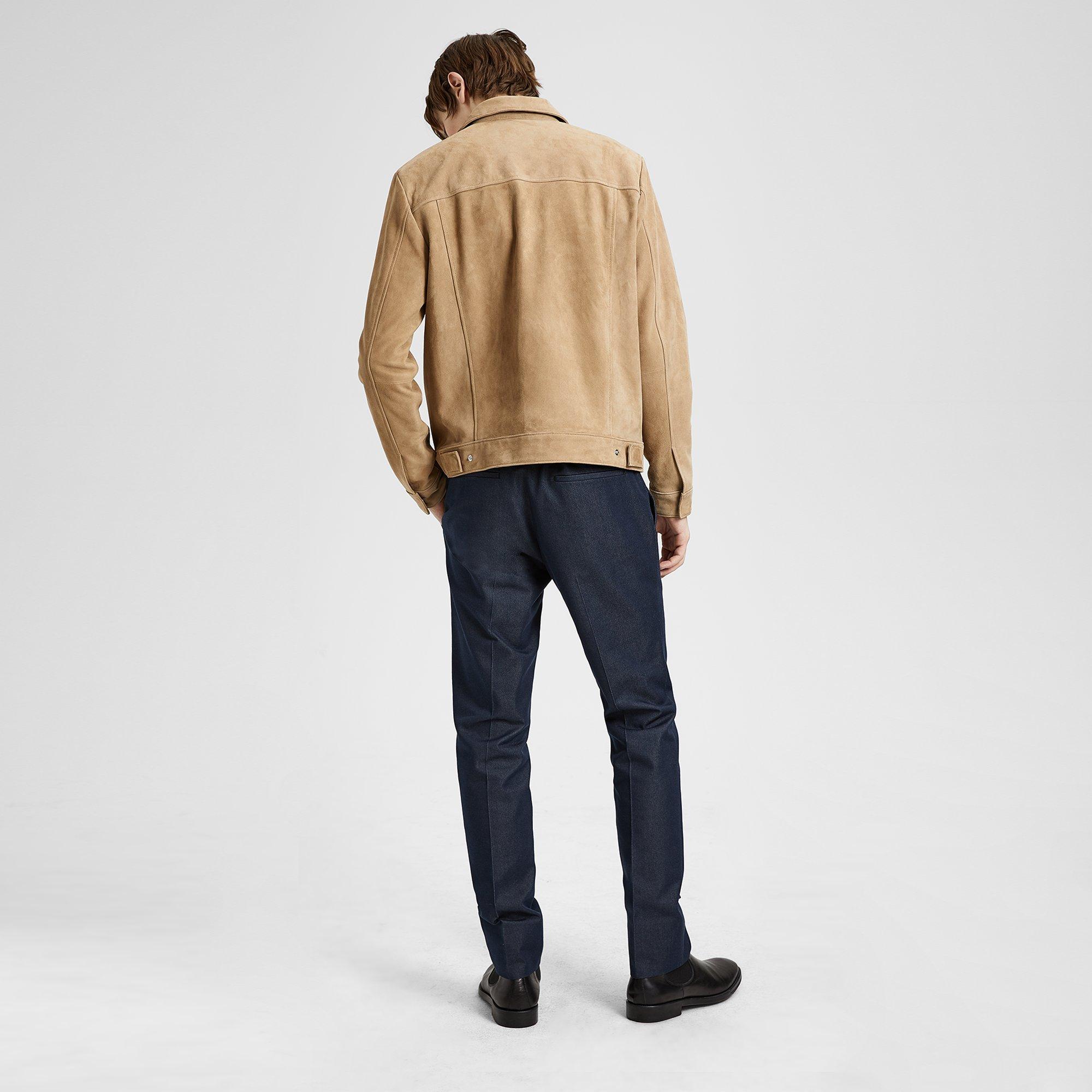 Theory Official Site | Suede Jacket