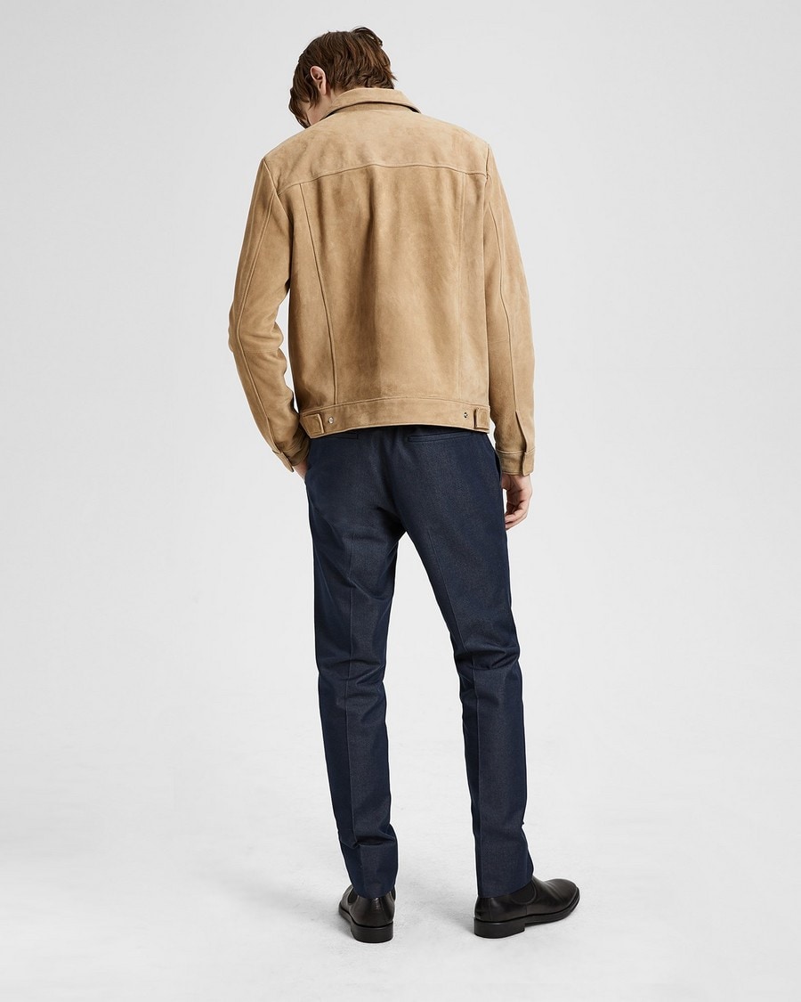 Theory Official Site | Suede Jacket