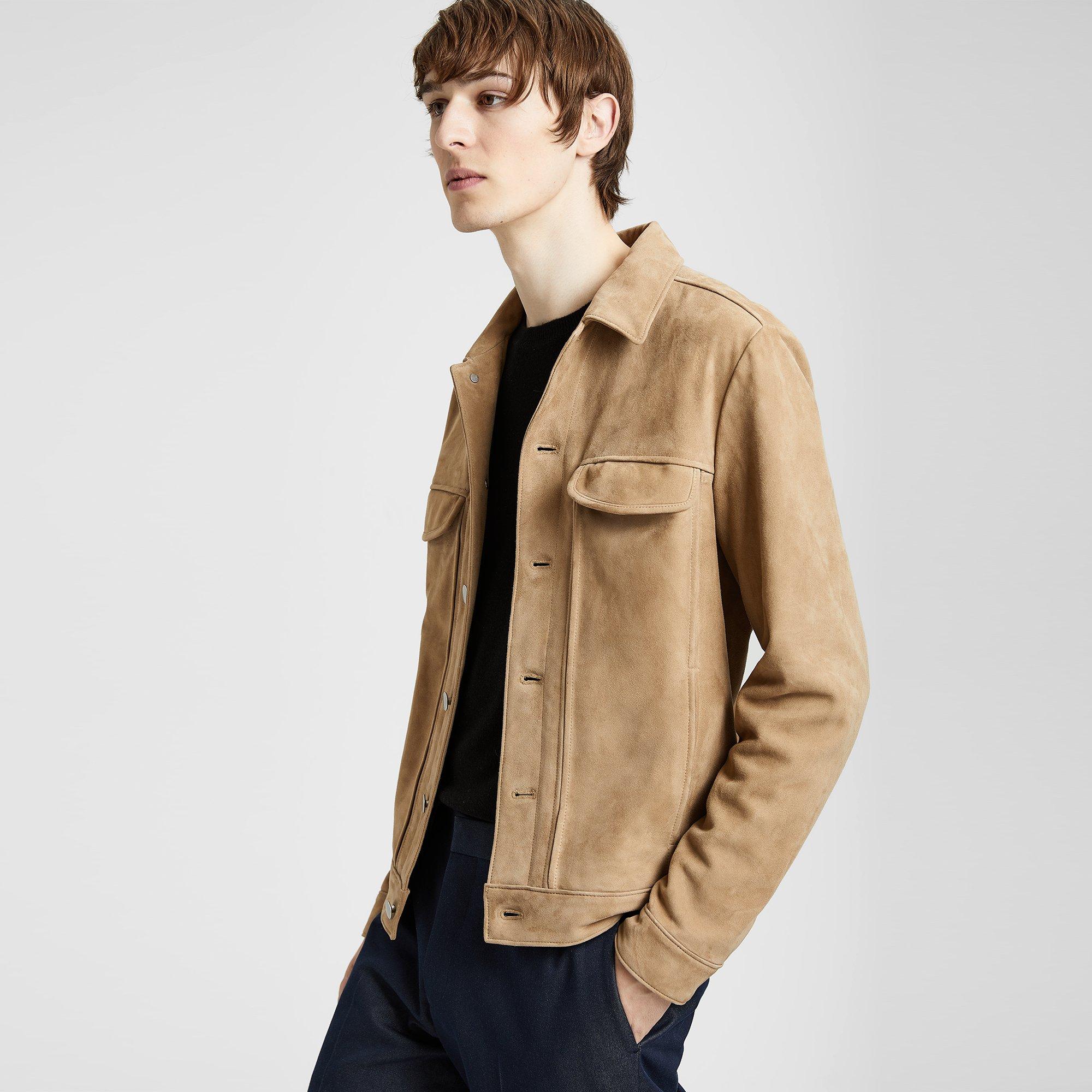 Theory Official Site | Suede Jacket