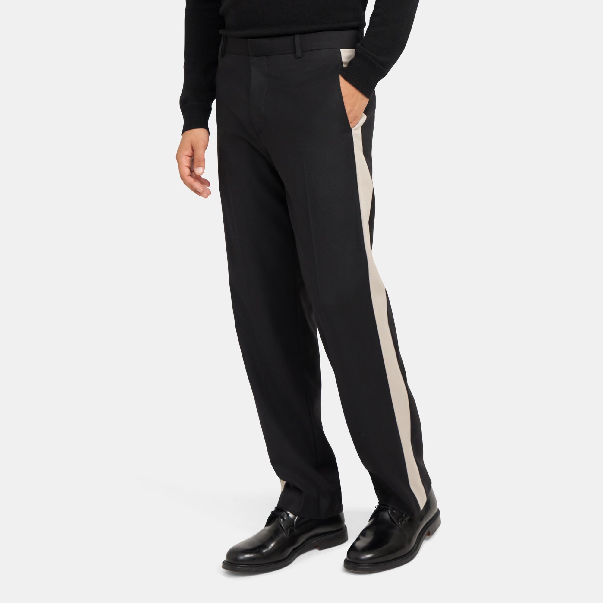 Relaxed Striped Pant in Tailored Flannel