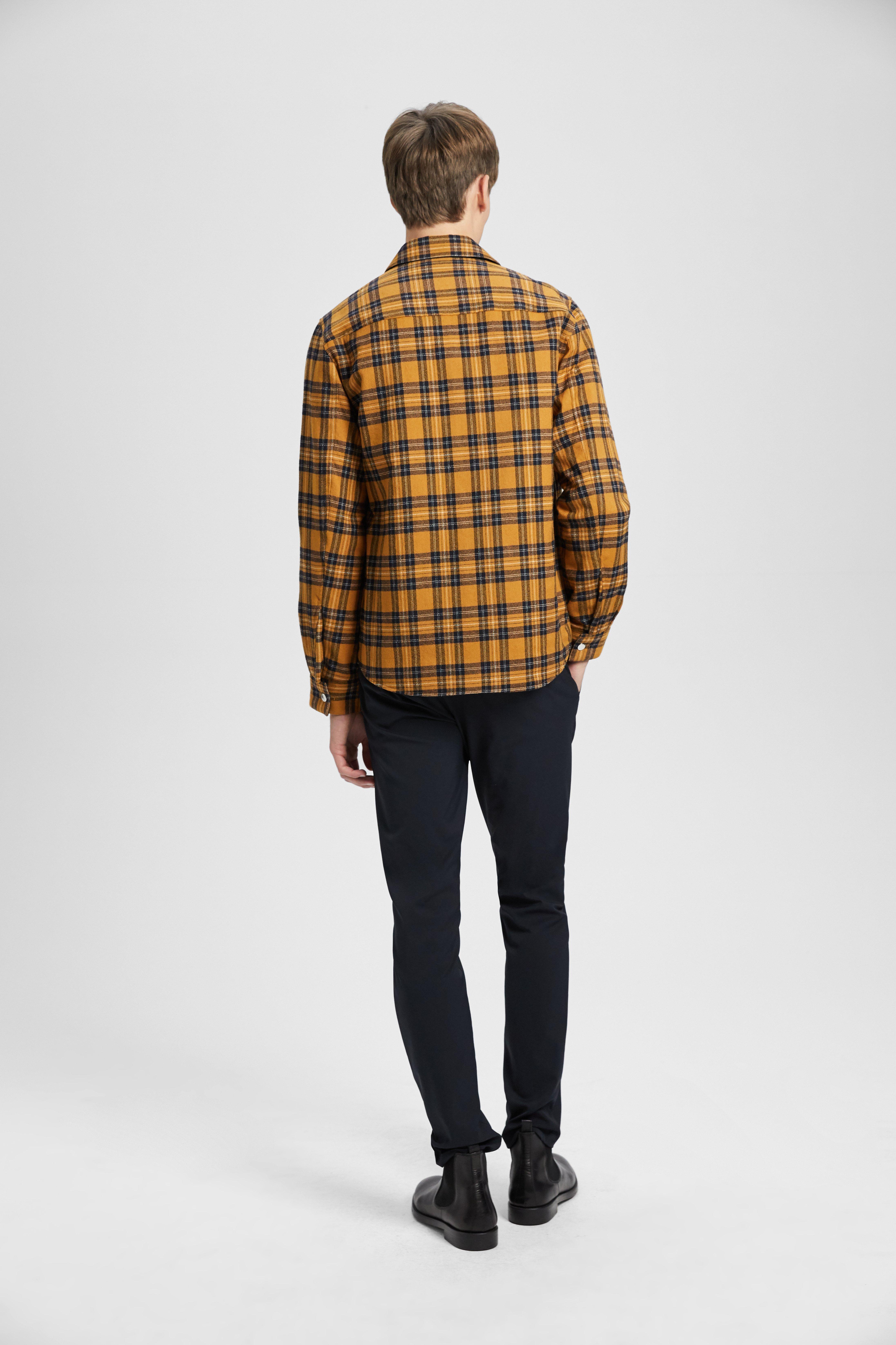 Flannel Reversible Zip Shirt Jacket
