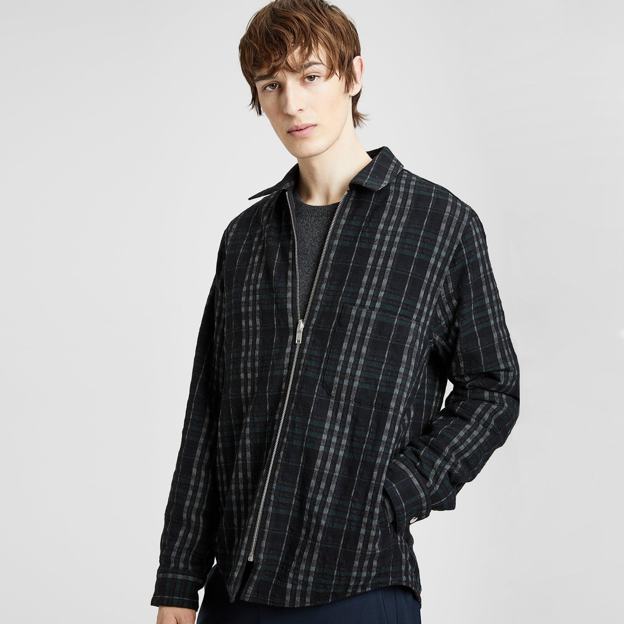 Reversible Zip Shirt Jacket