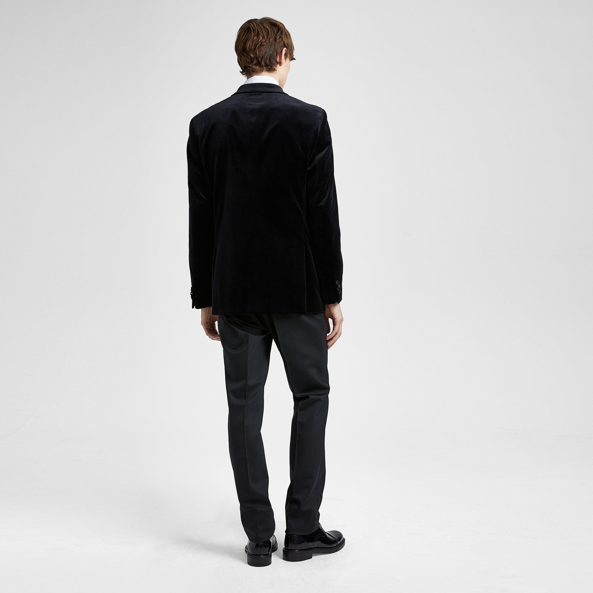 Stretch Velvet Tuxedo Blazer