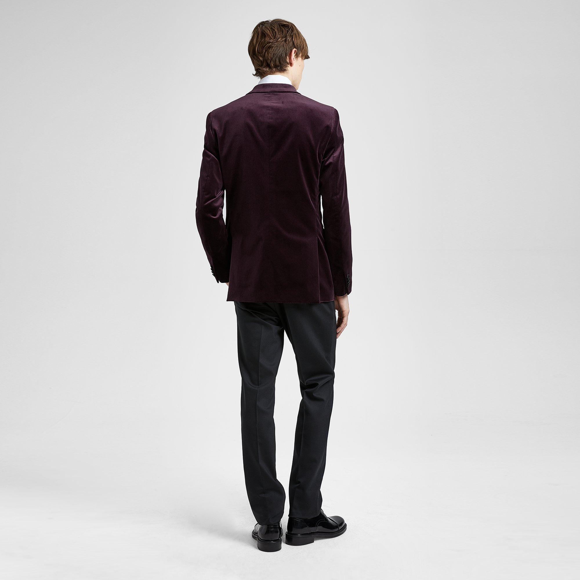 Stretch Velvet Tuxedo Blazer