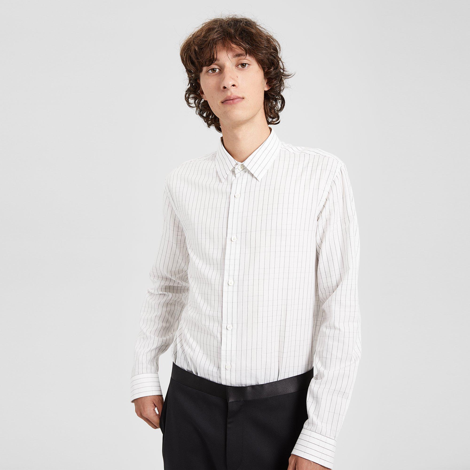 Cotton Space-Dyed Clean Shirt