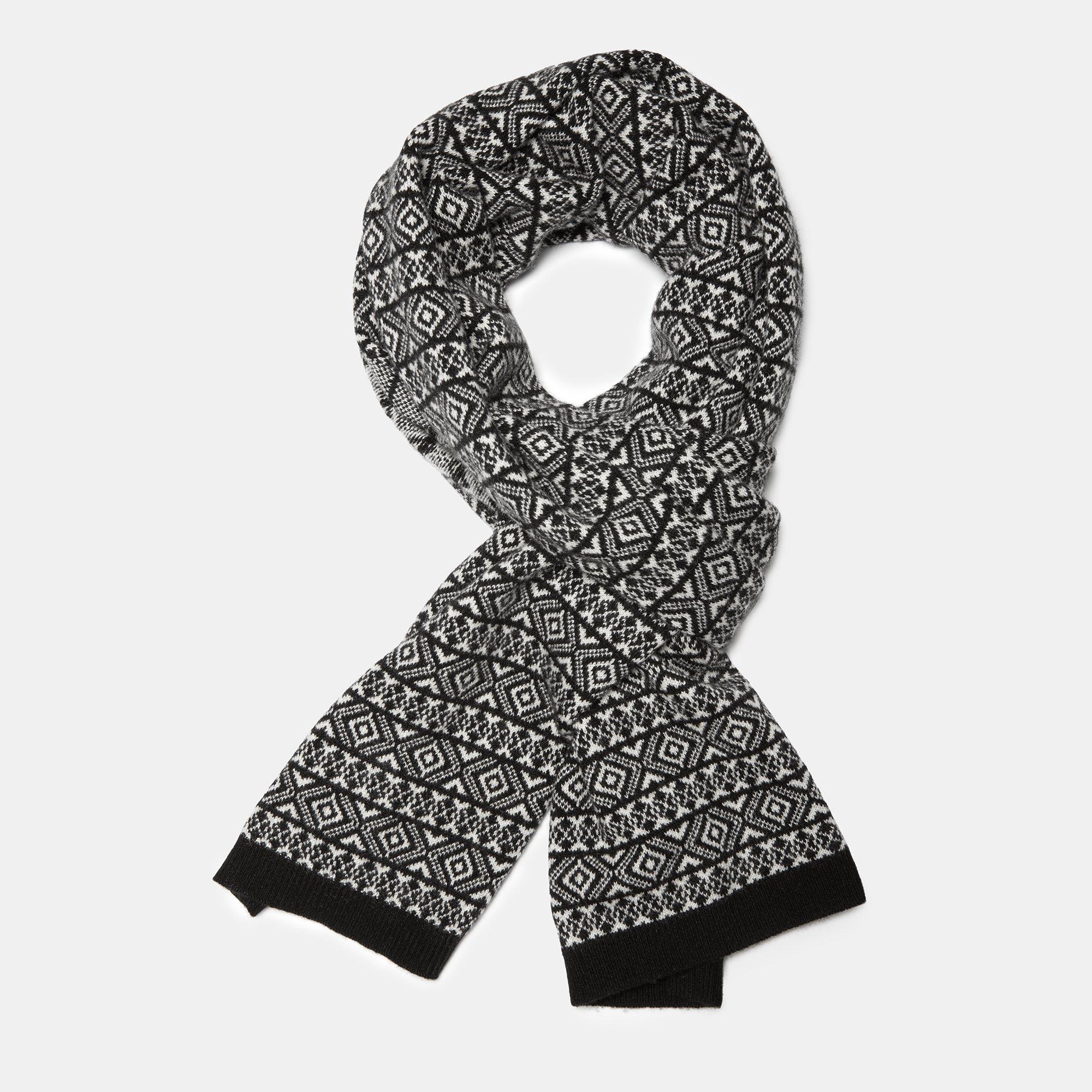 Cashmere Fair Isle Scarf