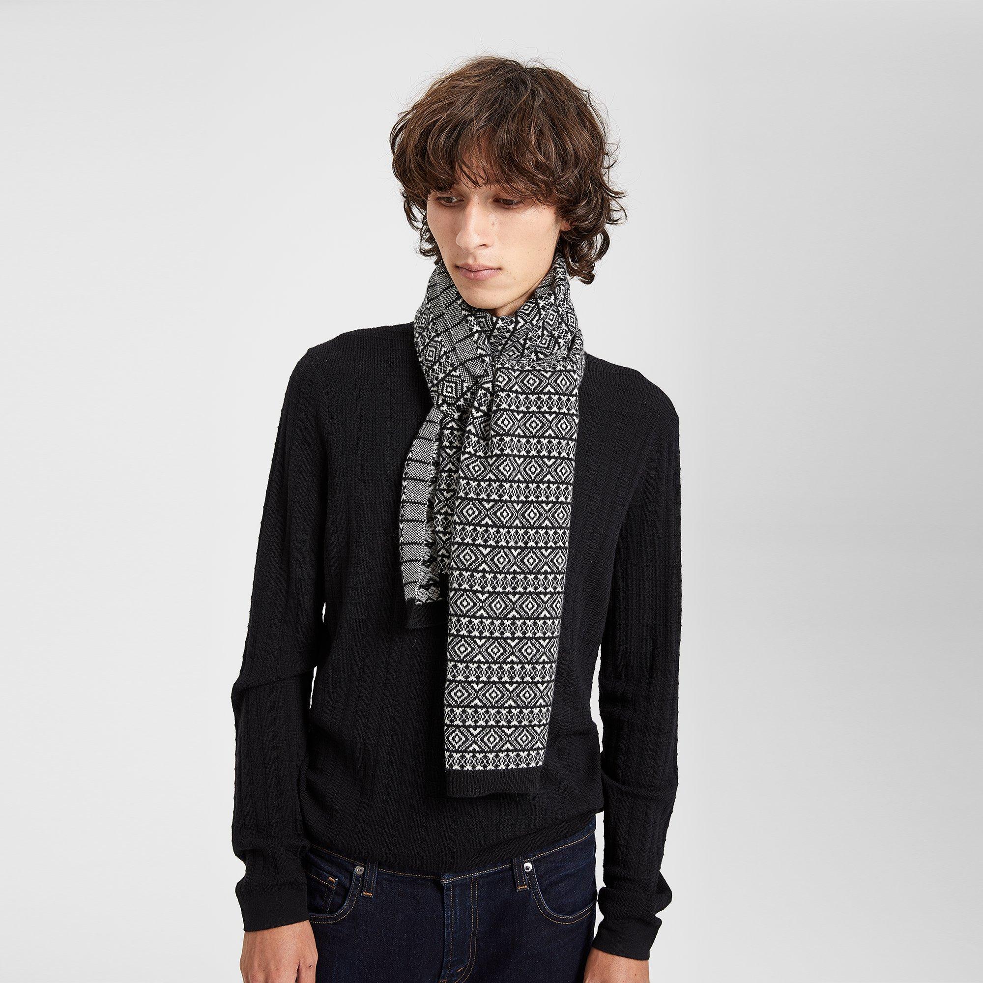 Cashmere Fair Isle Scarf