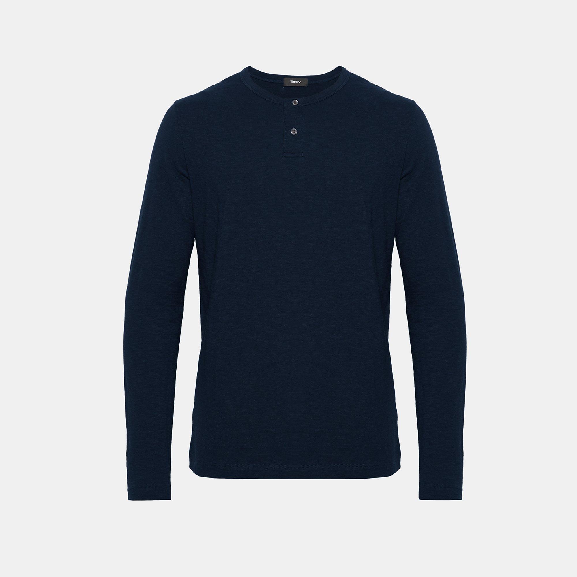 Cotton Henley Shirt