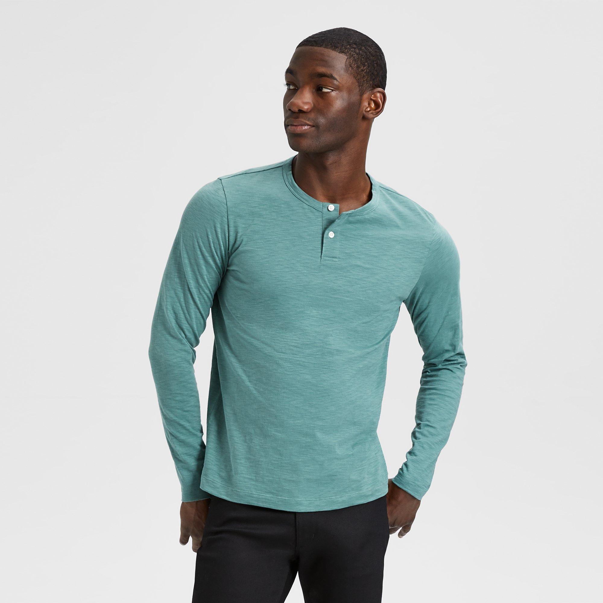 Cotton Henley Shirt