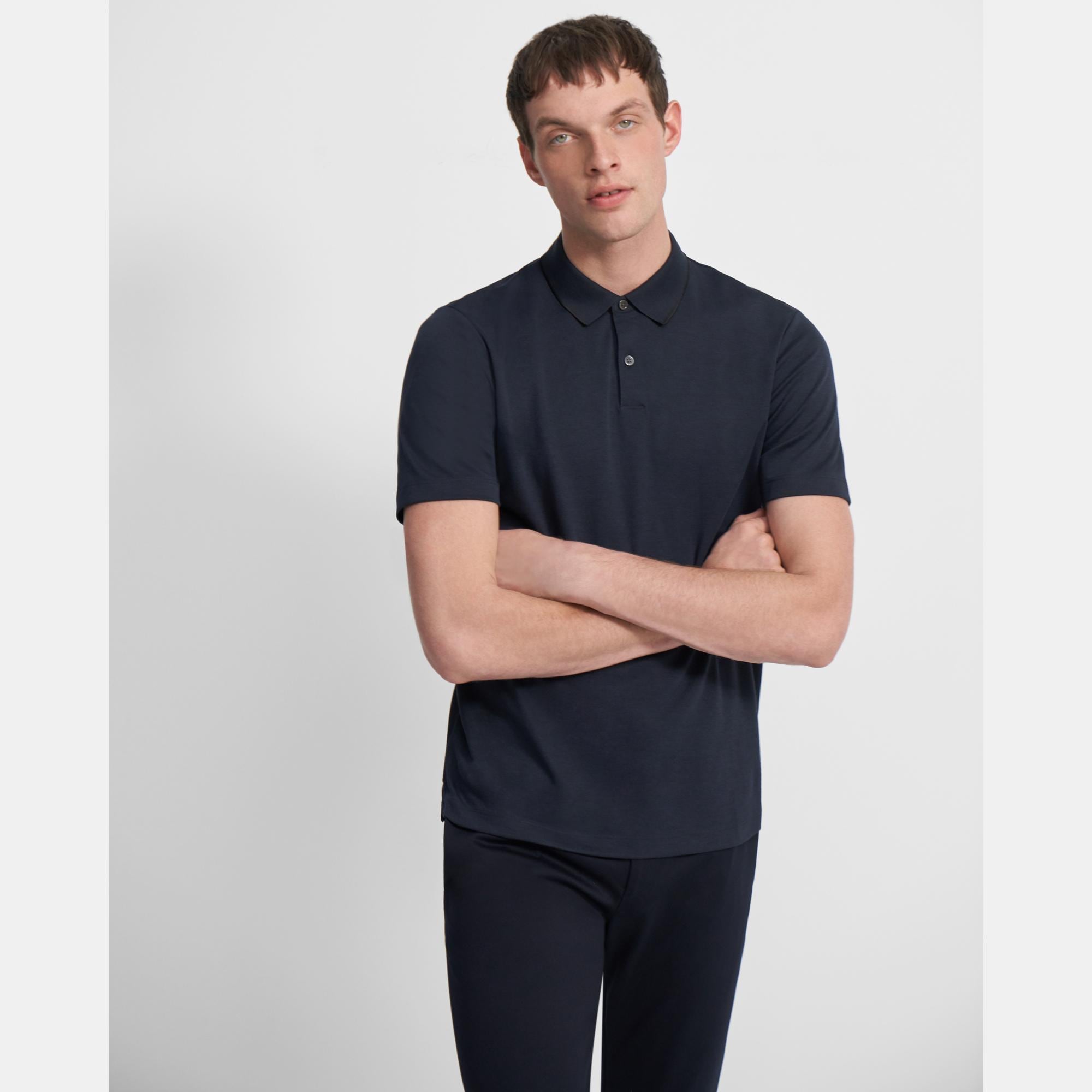 Piqué Cotton Standard Polo Shirt | Theory