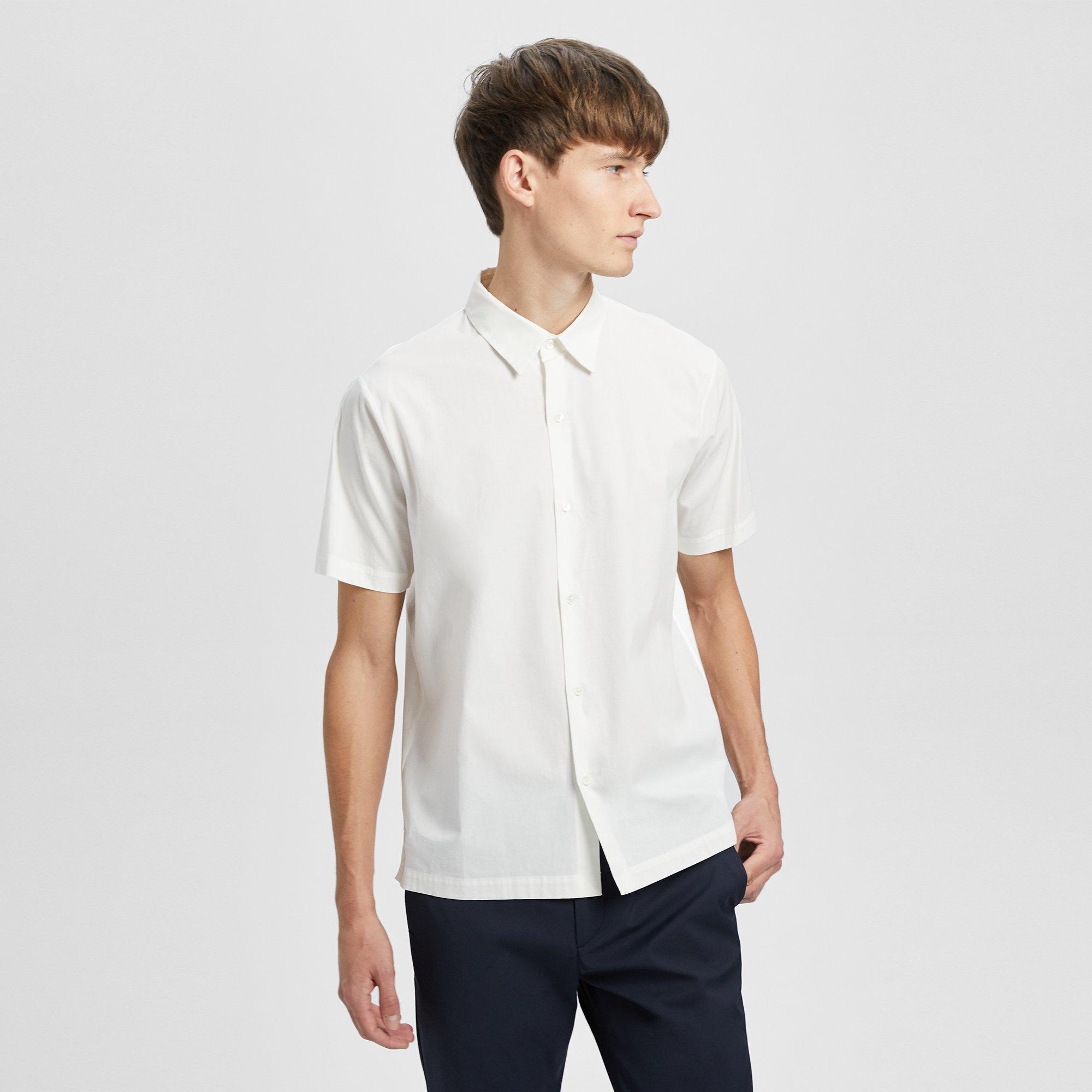 Cotton Pique Hybrid Shirt