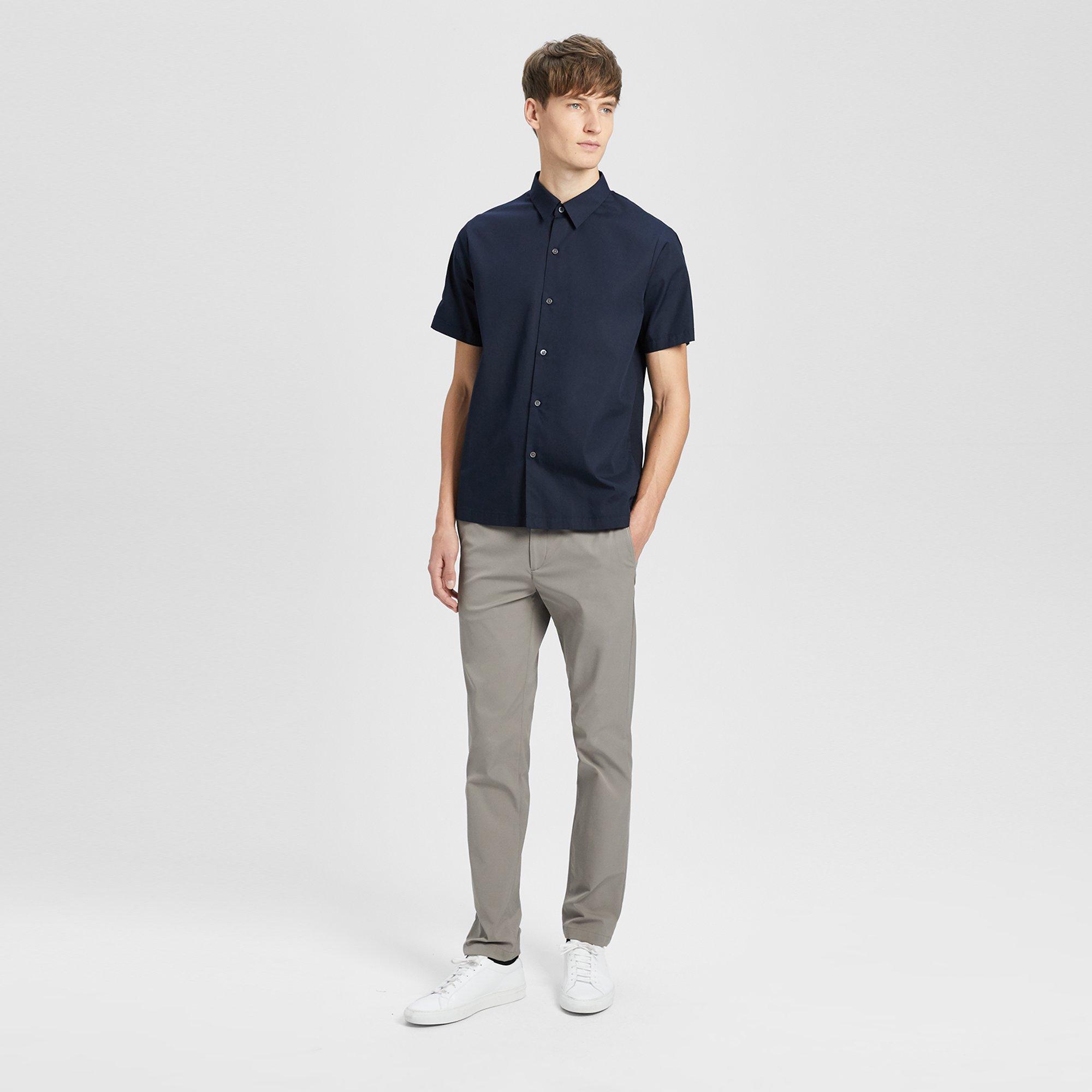 Cotton Pique Hybrid Shirt