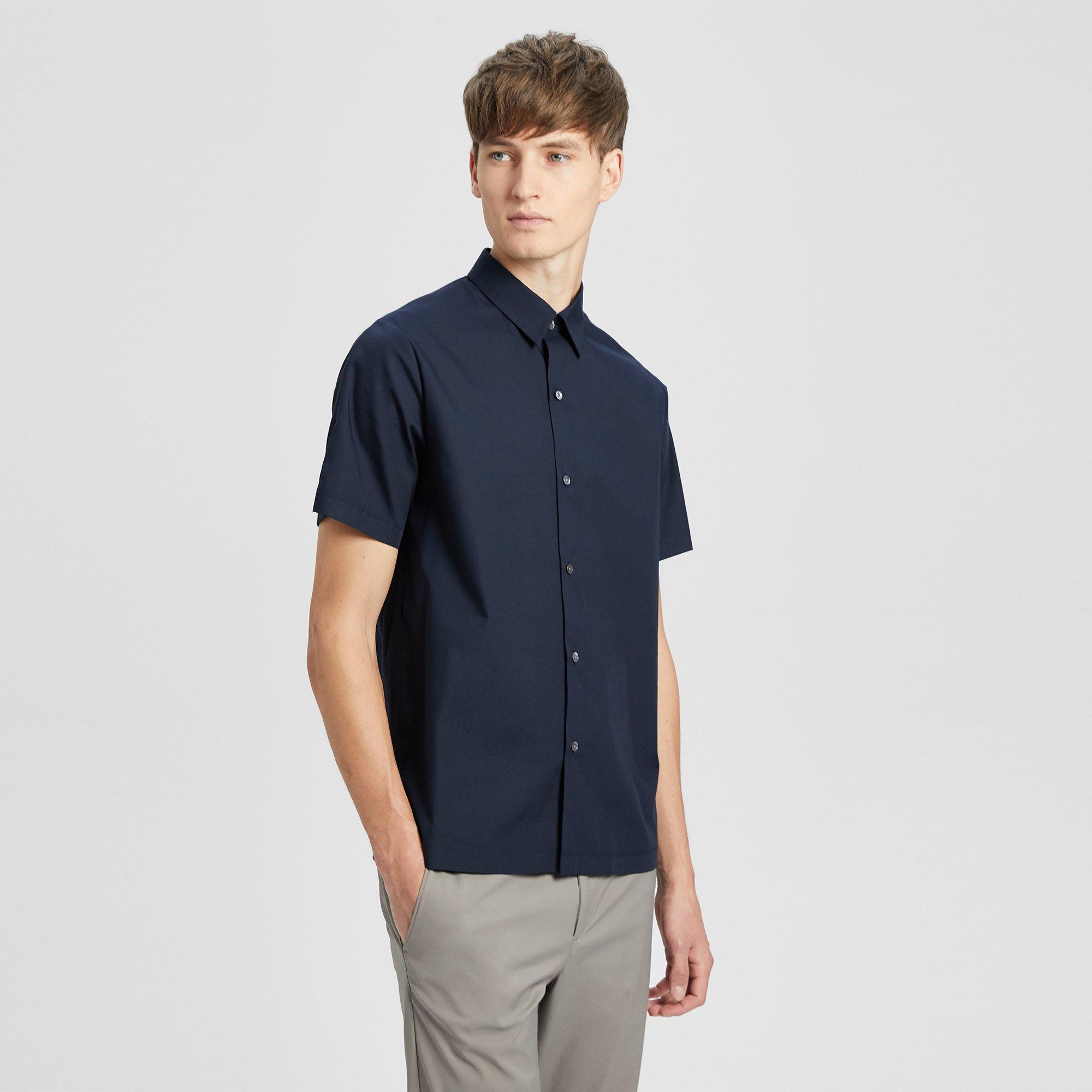 Cotton Pique Hybrid Shirt