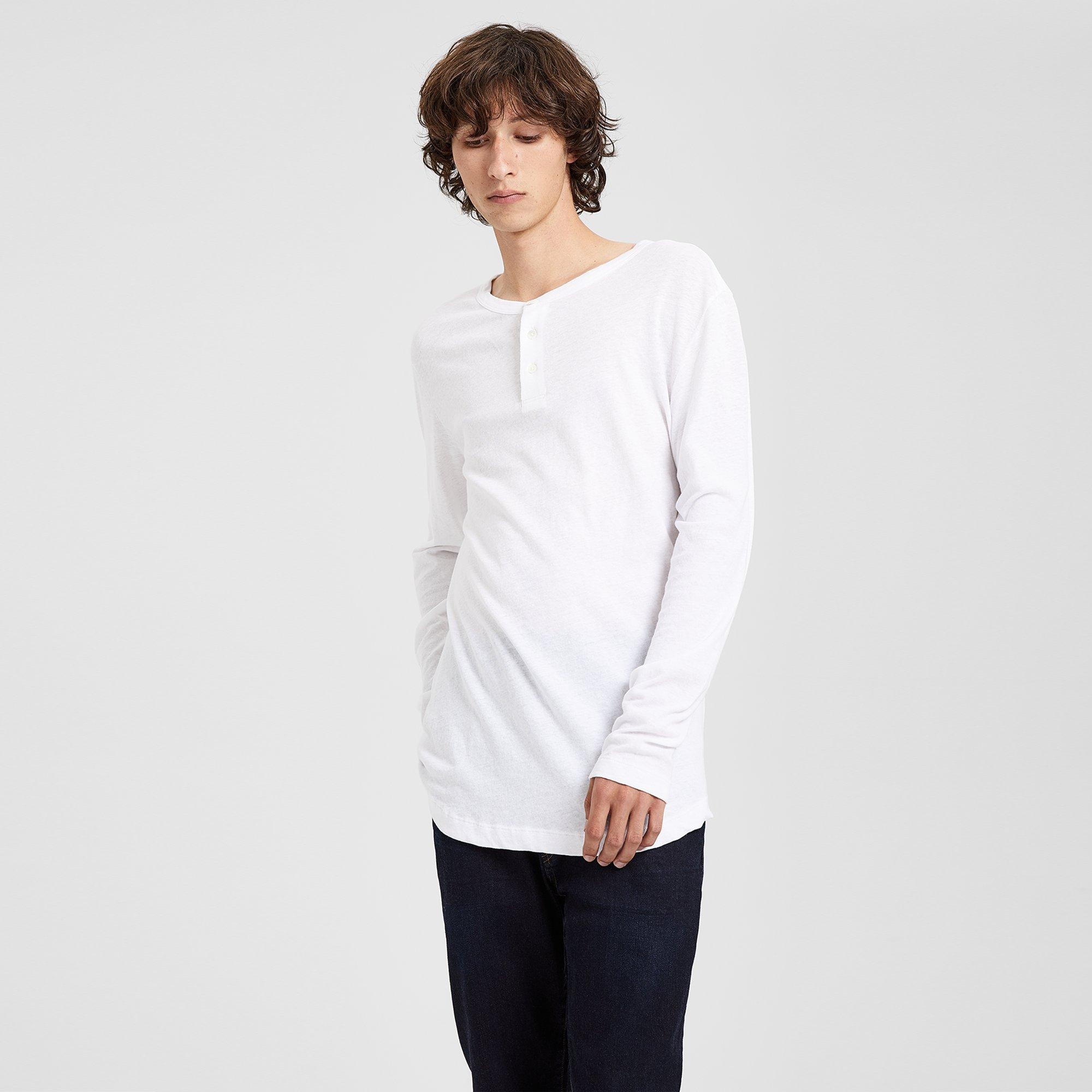Cotton Core Henley Shirt