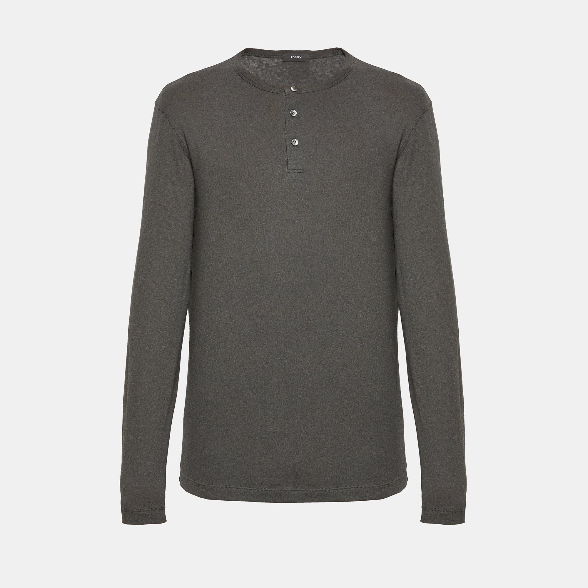 Cotton Core Henley Shirt