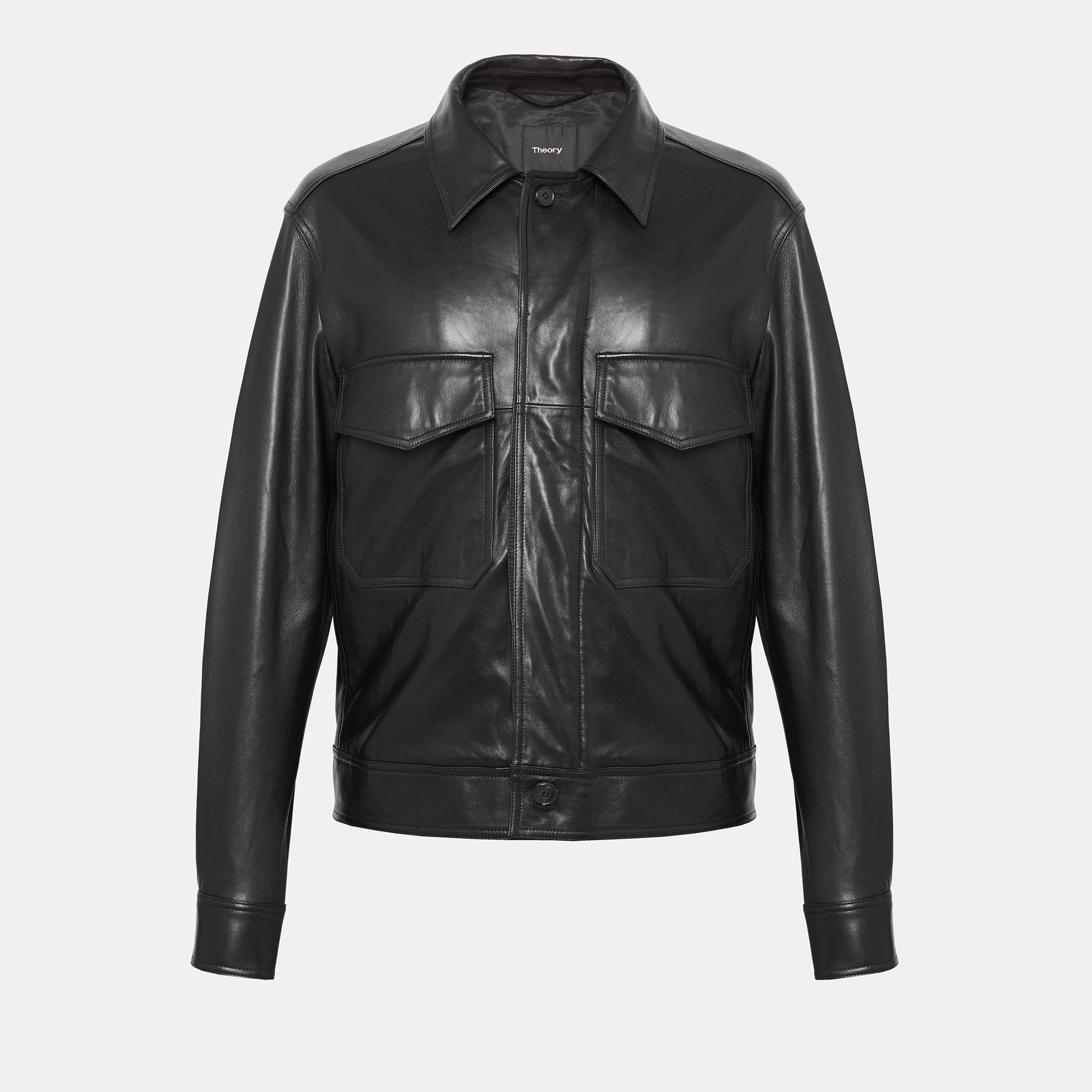 Leather Utility Jacket
