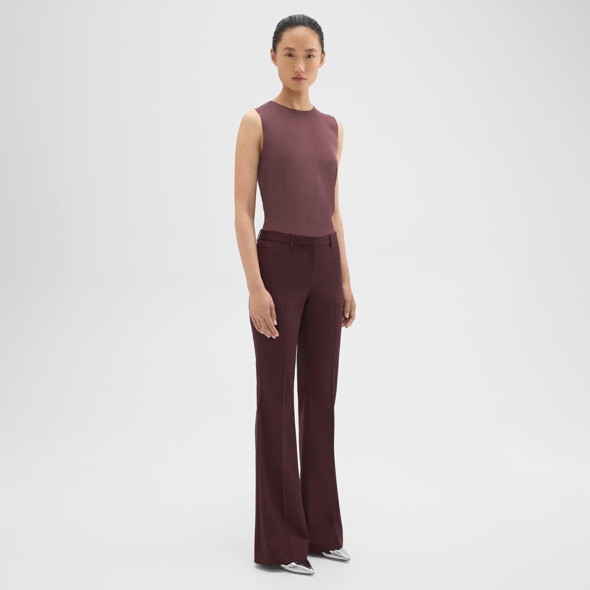 Theory Demitria Wide-Leg Pants