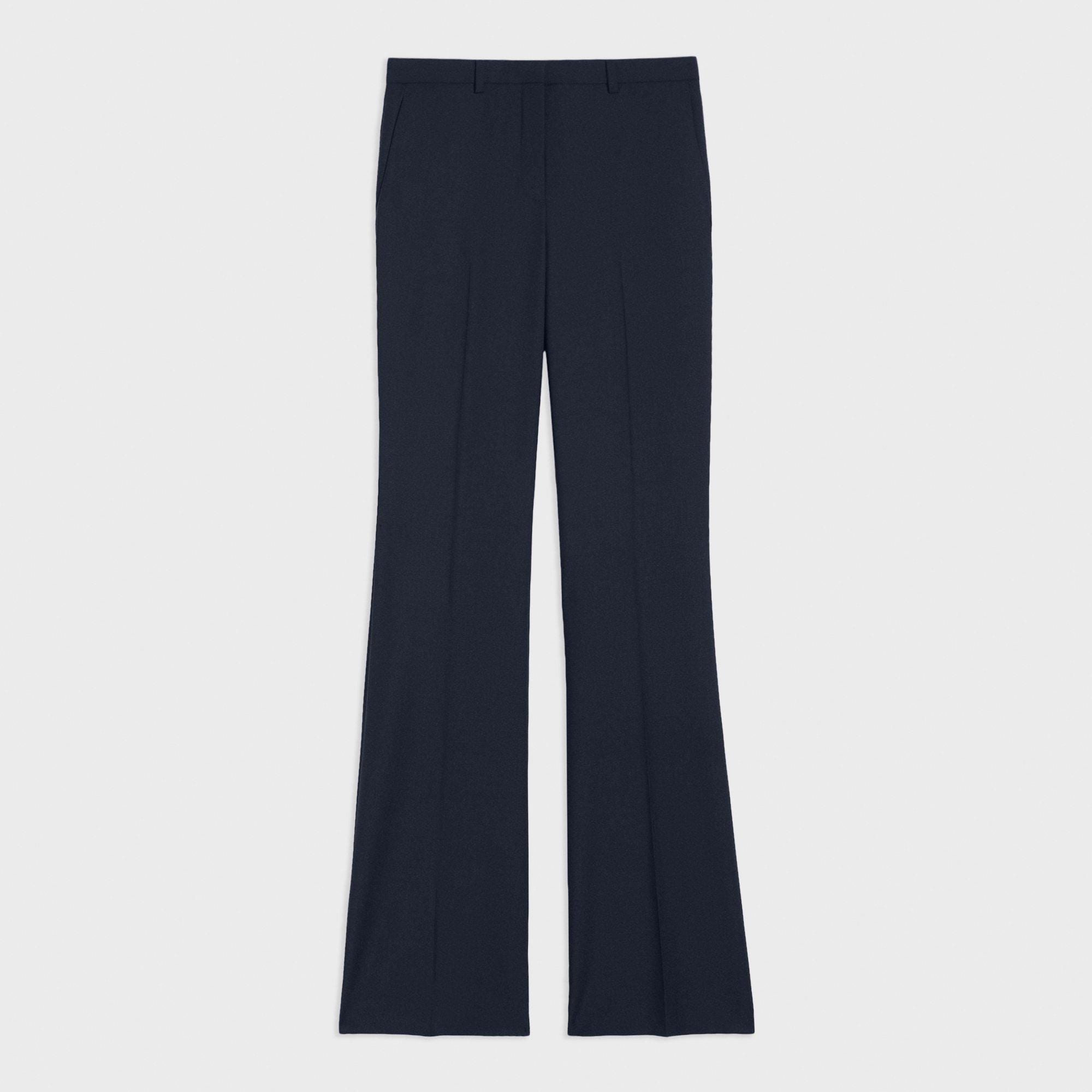 Theory Women's Demitria Pants, Baltic, Blue, 00 at  Women's