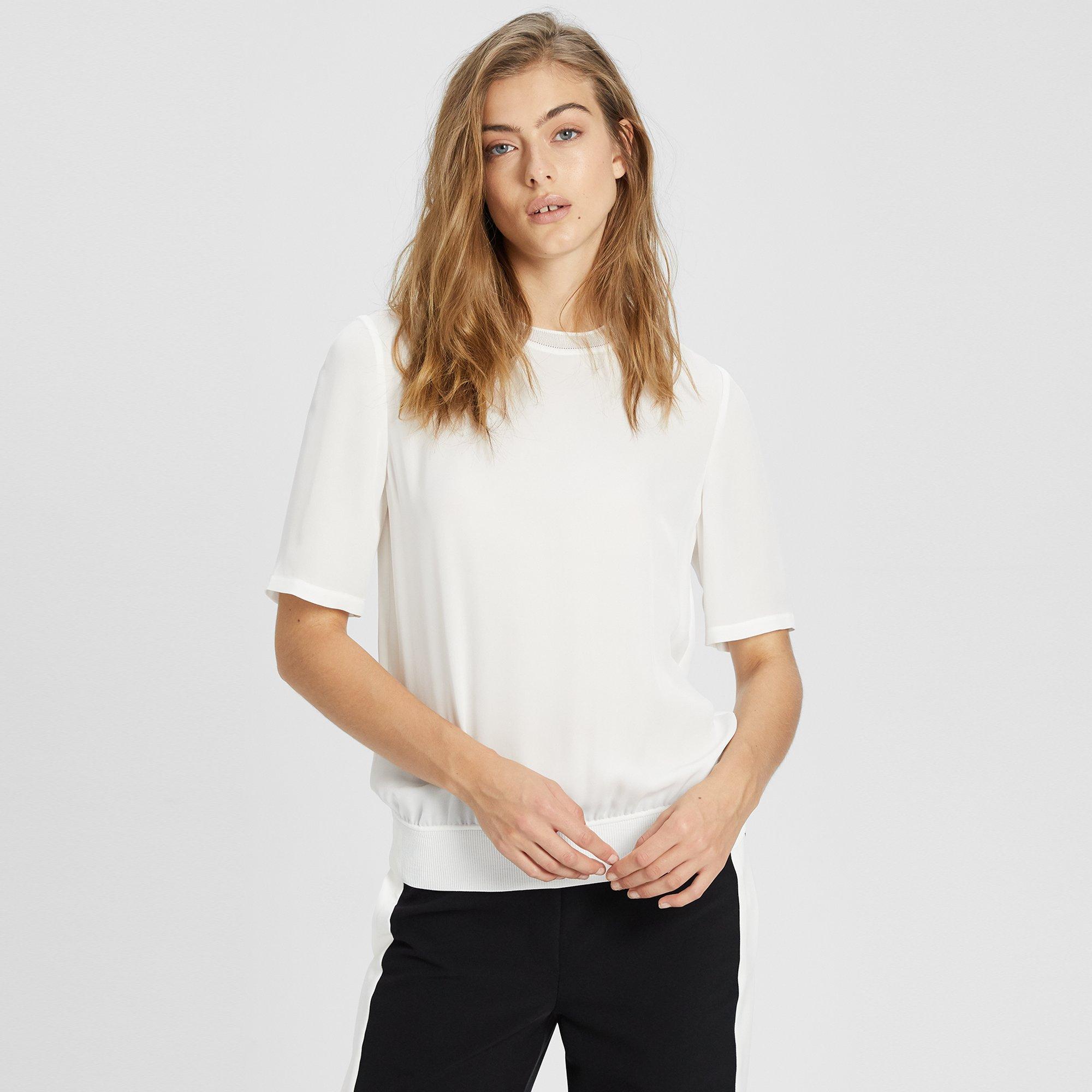 Theory Official Site | Silk Combo Tee