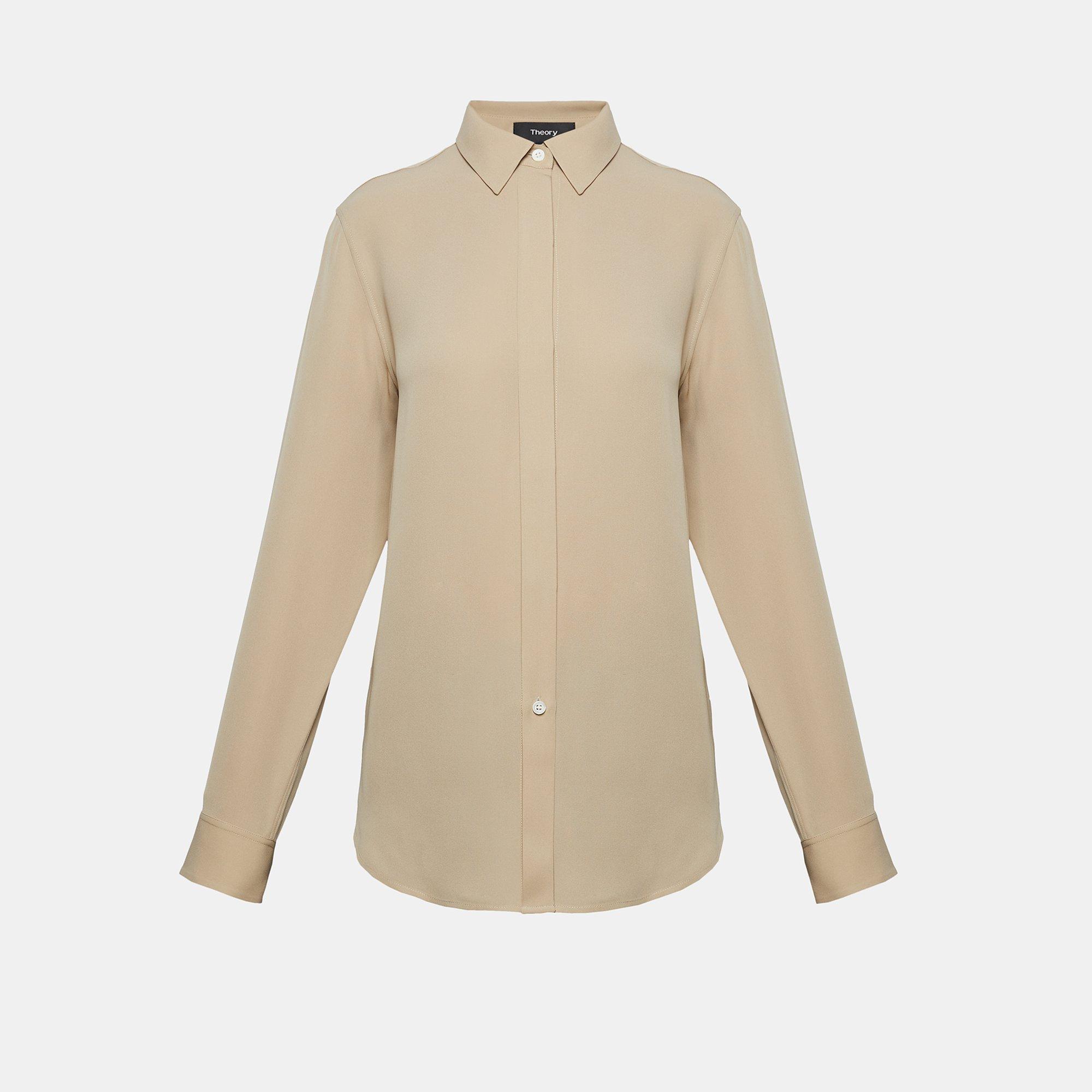 Silk Essential Button-Down