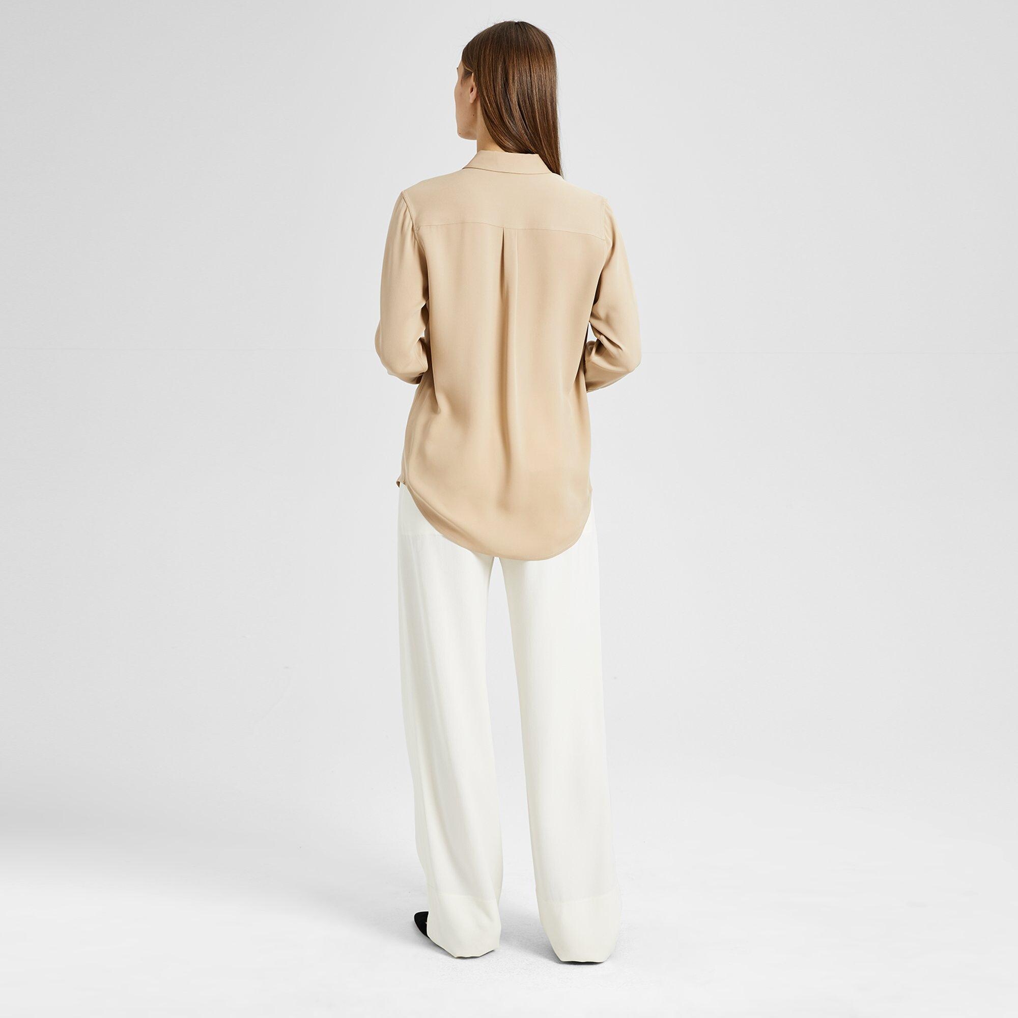Silk Essential Button-Down