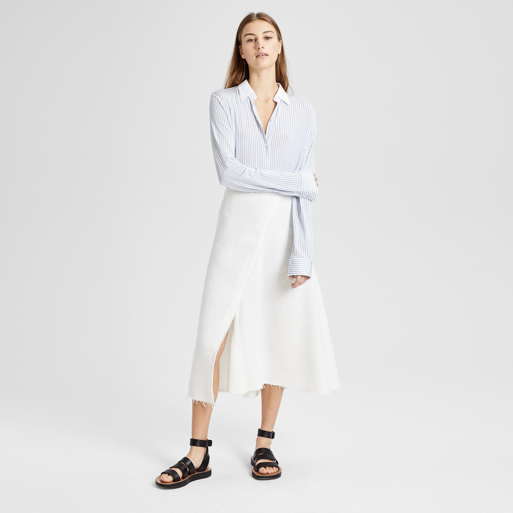 Boucle Flounce Skirt