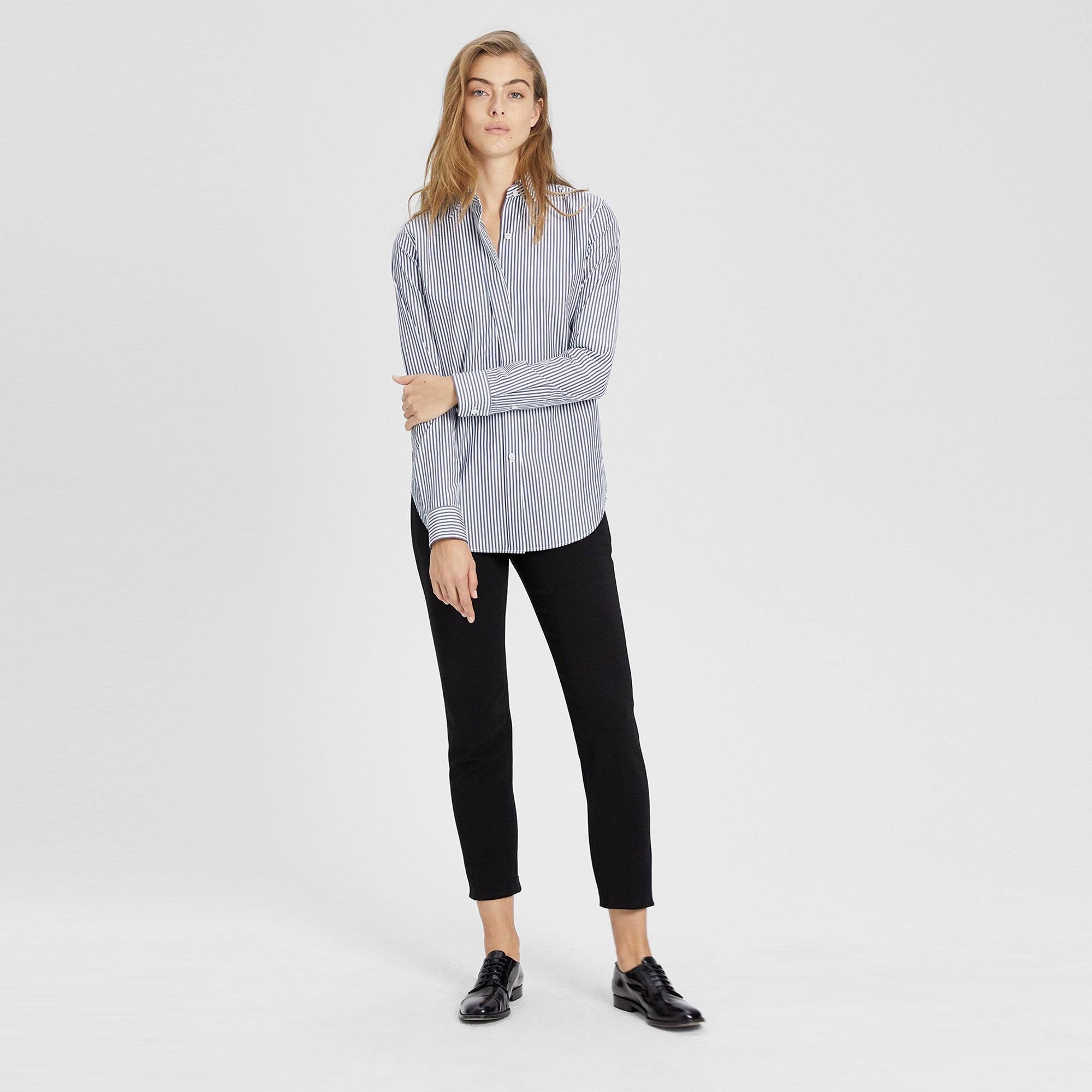 Striped Essential Button-Down Shirt