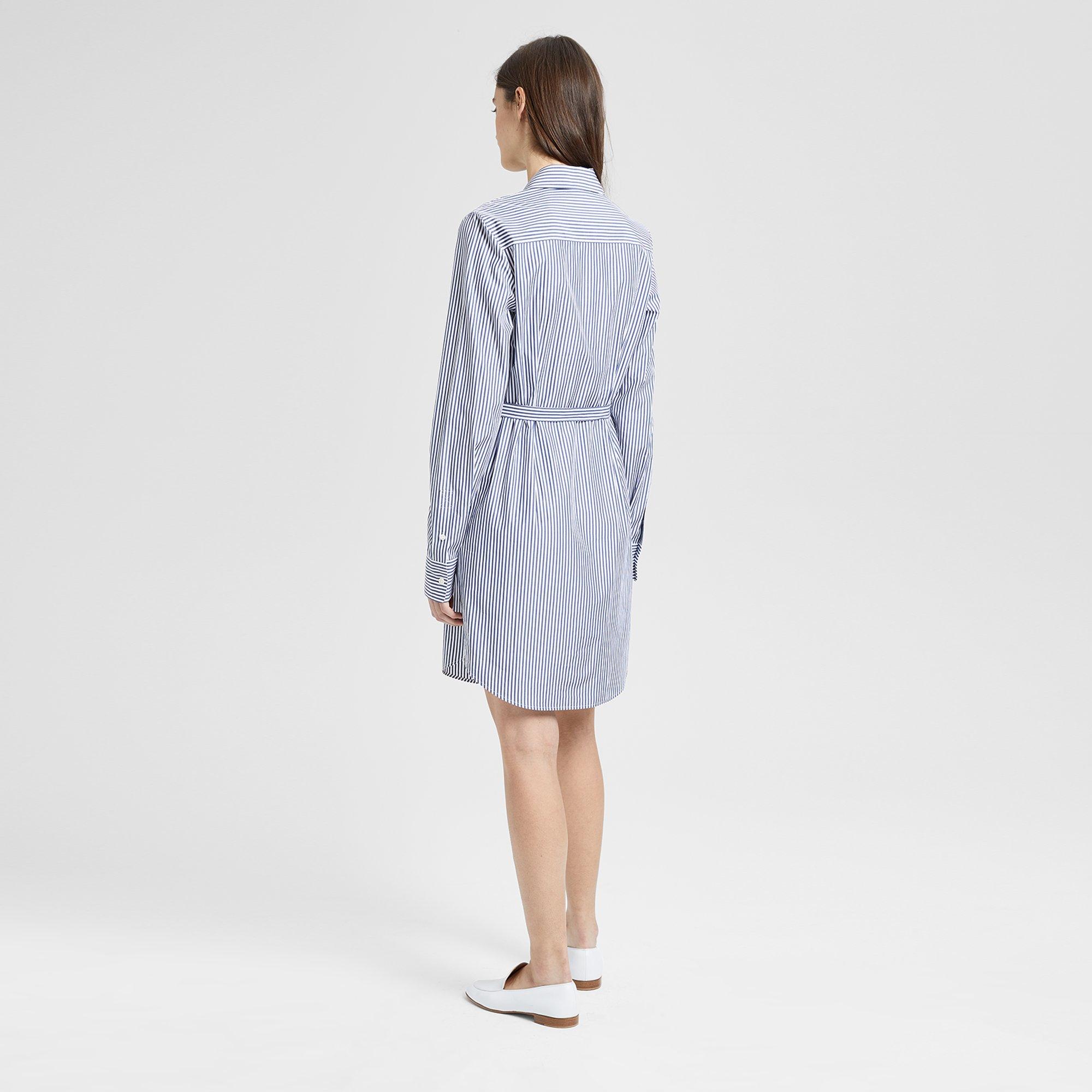 Striped Clean Shirt Dress